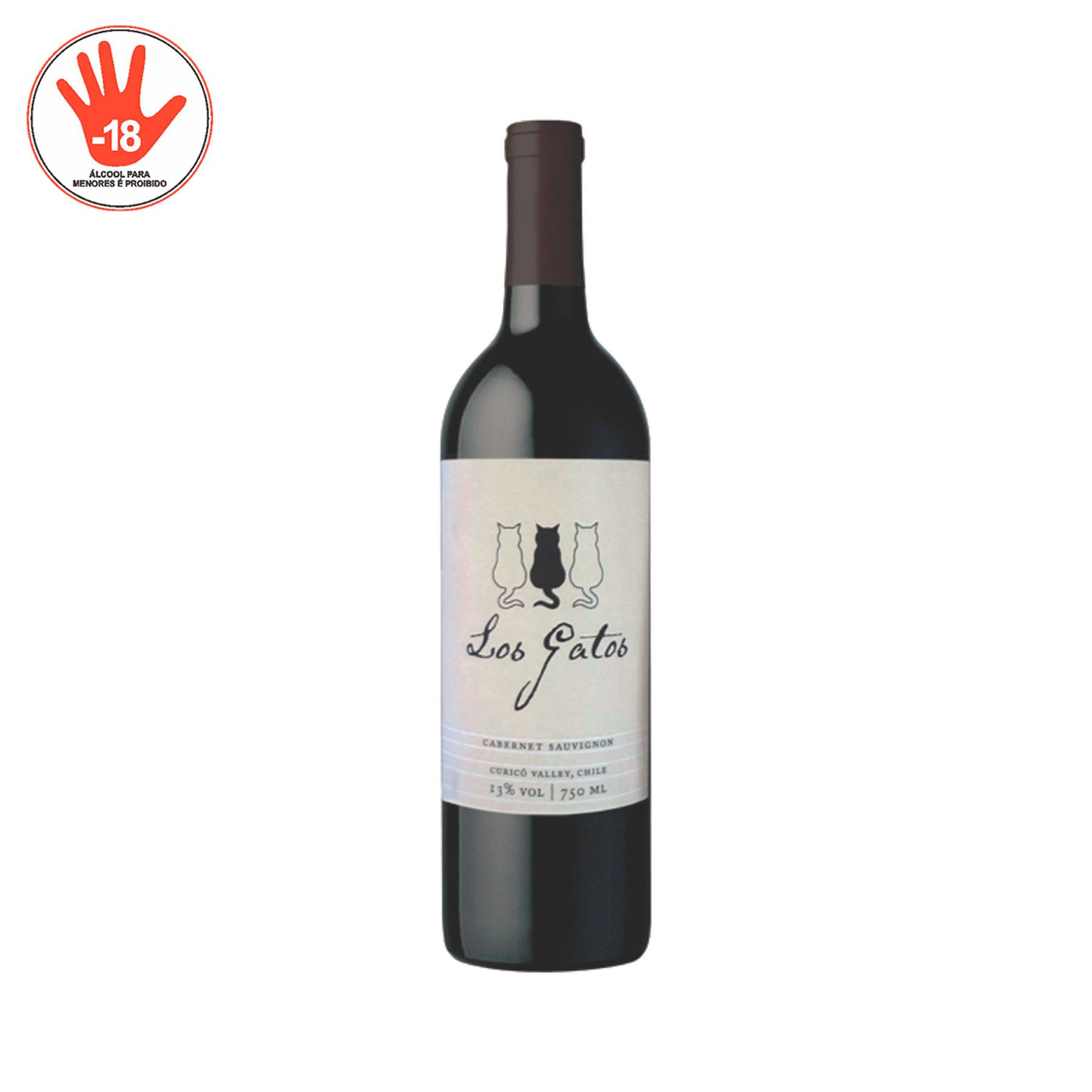Vinho Tinto Cabernet Sauvignon Los Gatos Garrafa 750ml 