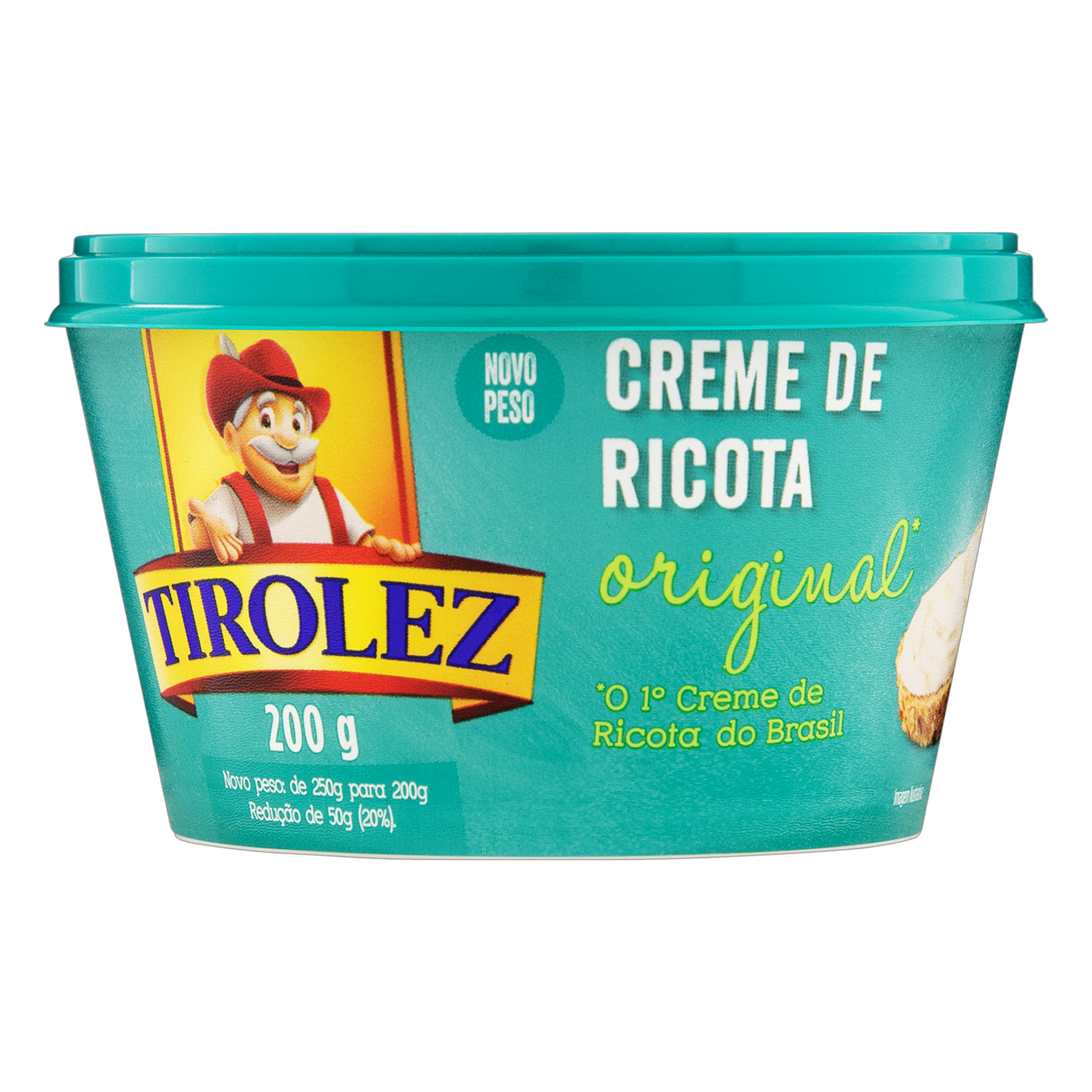 Creme de Queijo Ricota Original Tirolez Pote 200g