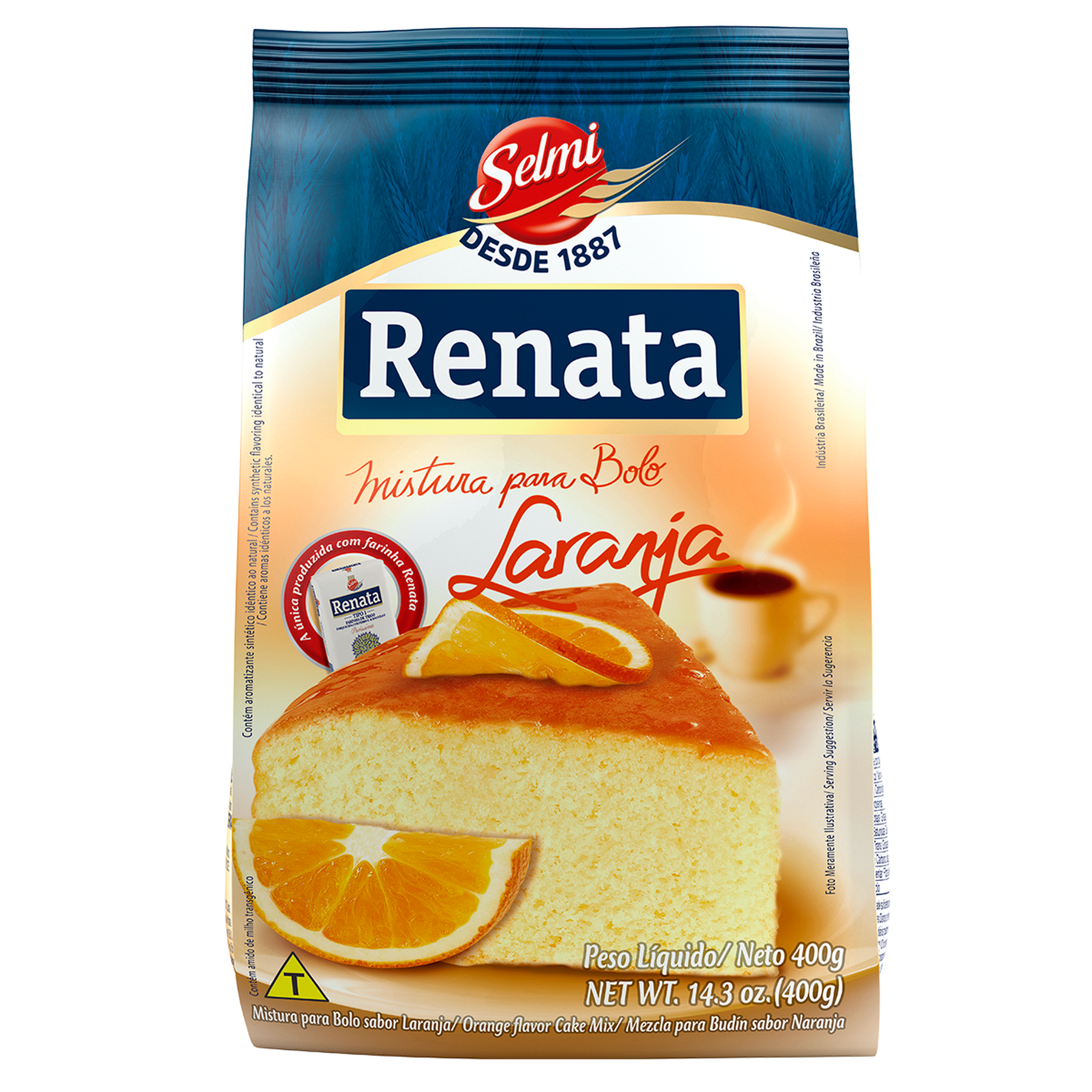 Mistura para Bolo Laranja Renata 400g