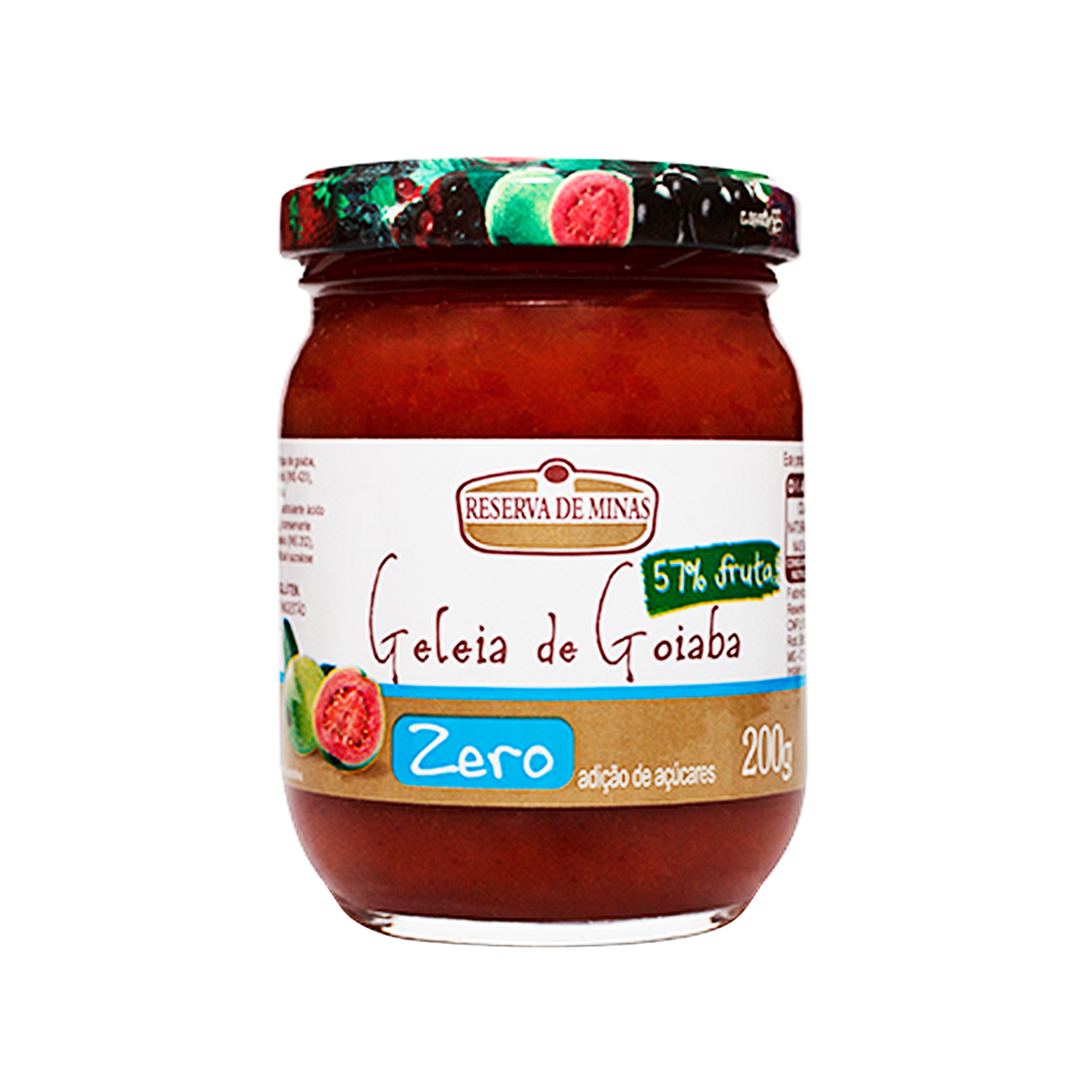 Geléia Goiaba Zero Adição de Açúcar Reserva de Minas 200g