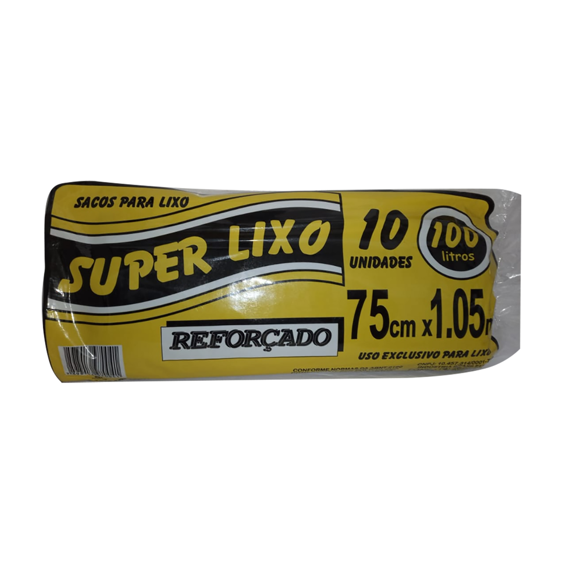 Saco Lixo Super Lixo Rolo 100l C/10 Unidades