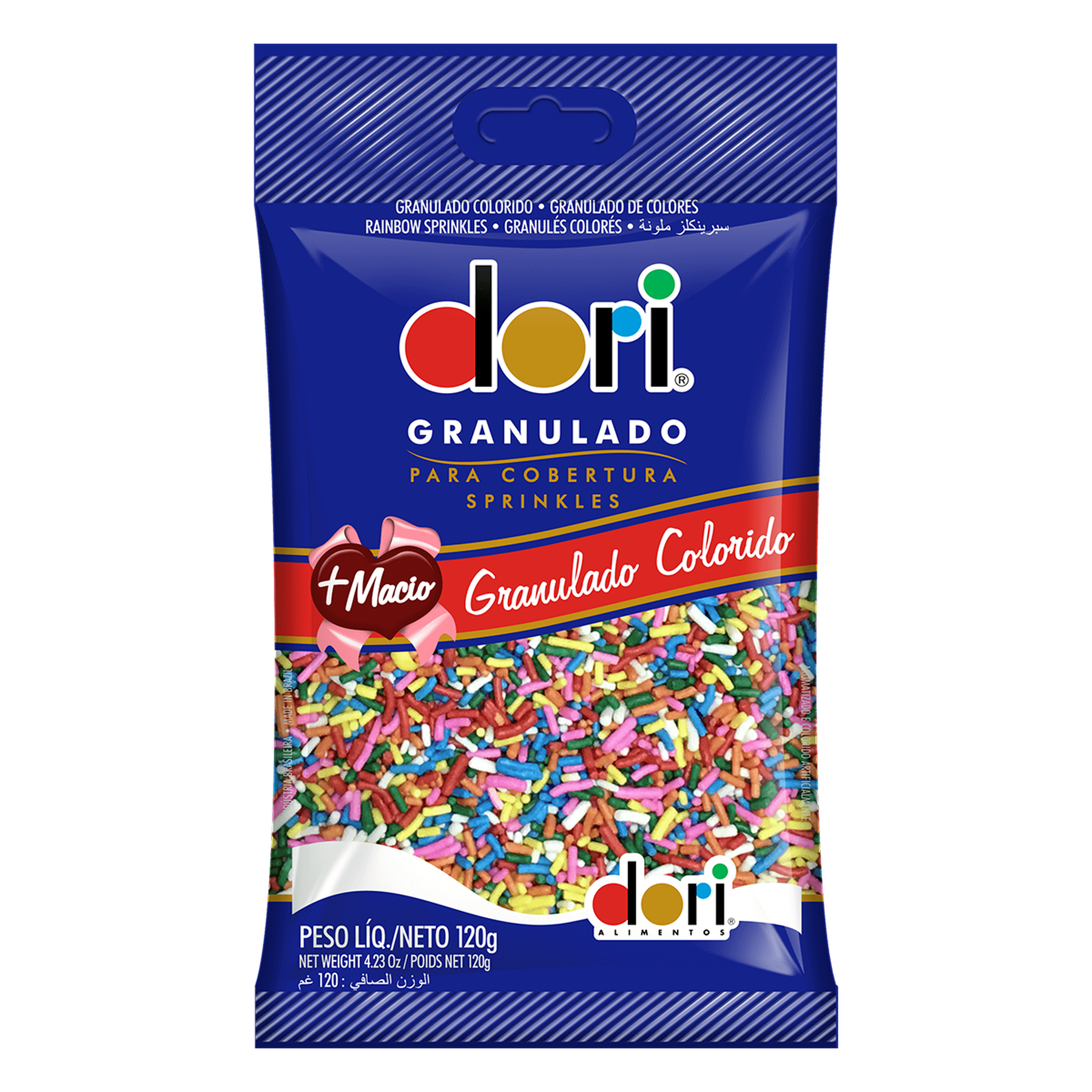 Granulado Colorido Dori Pacote 120g
