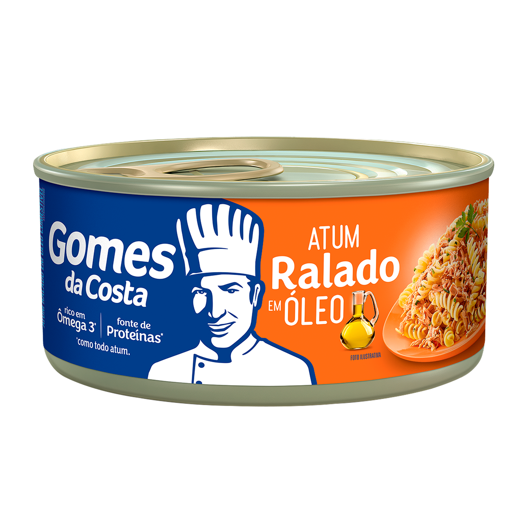 Atum Ralado em Óleo Gomes da Costa Lata 170g