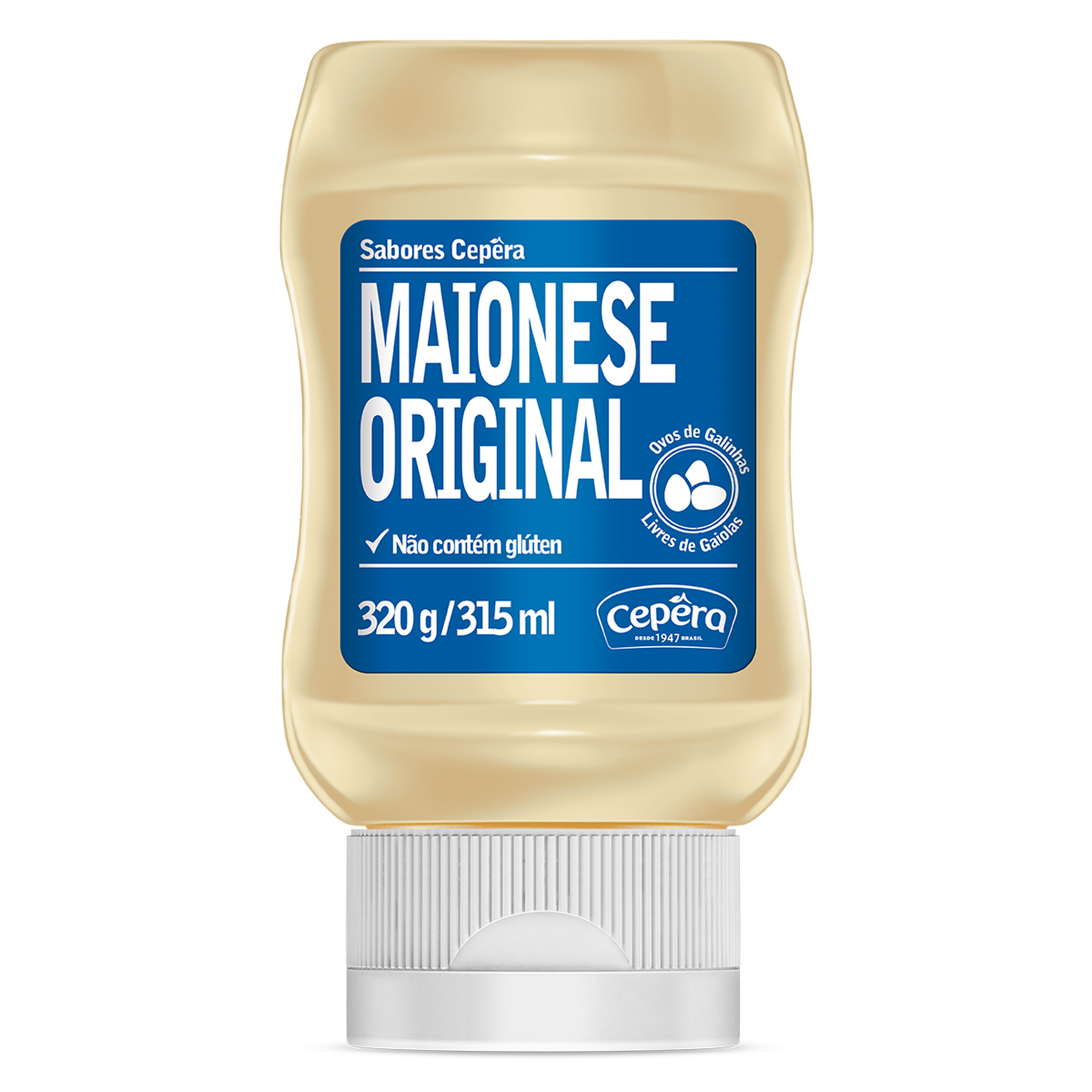 Maionese Original Sabores Cepêra Squeeze 320g