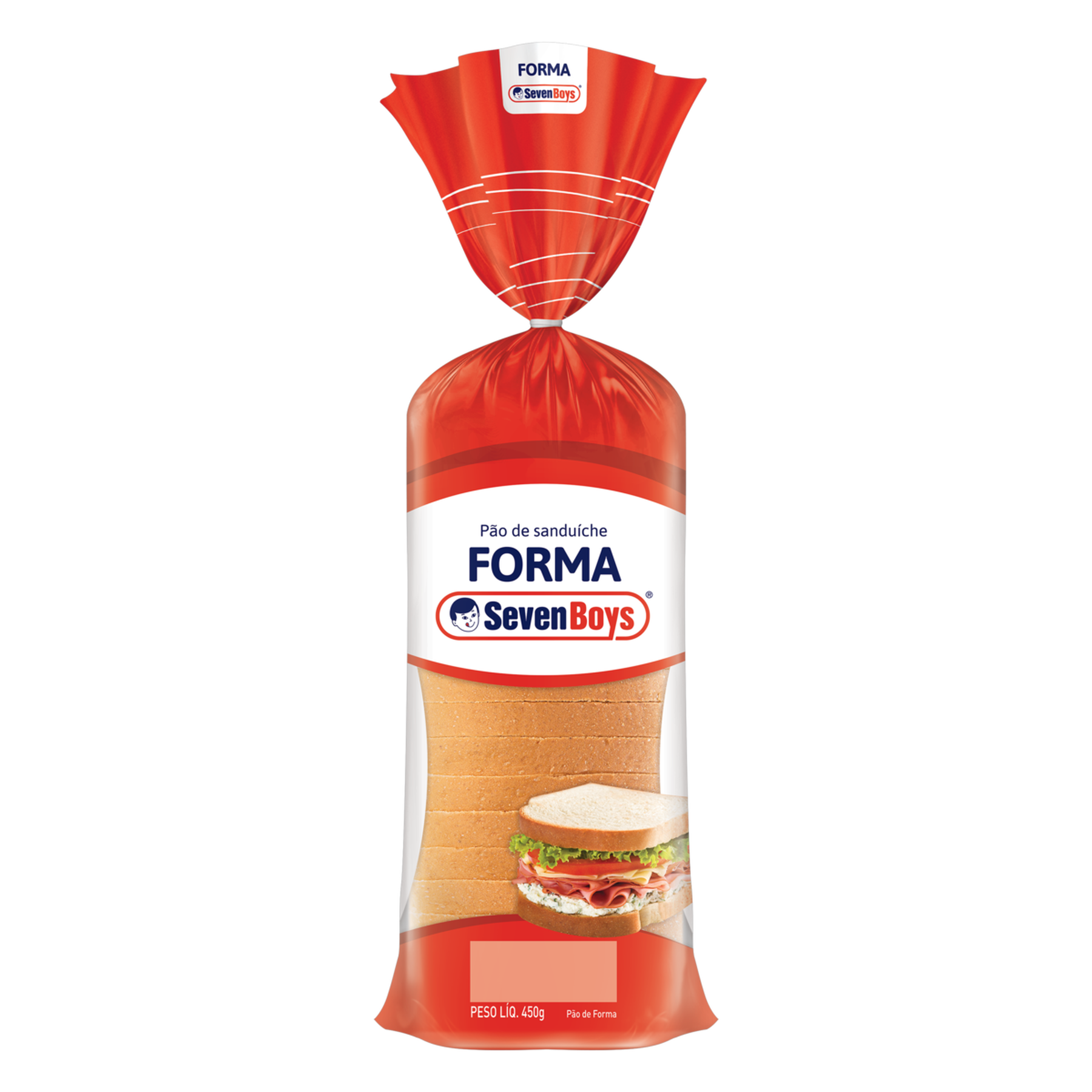 Pão de Forma Seven Boys Pacote 450g