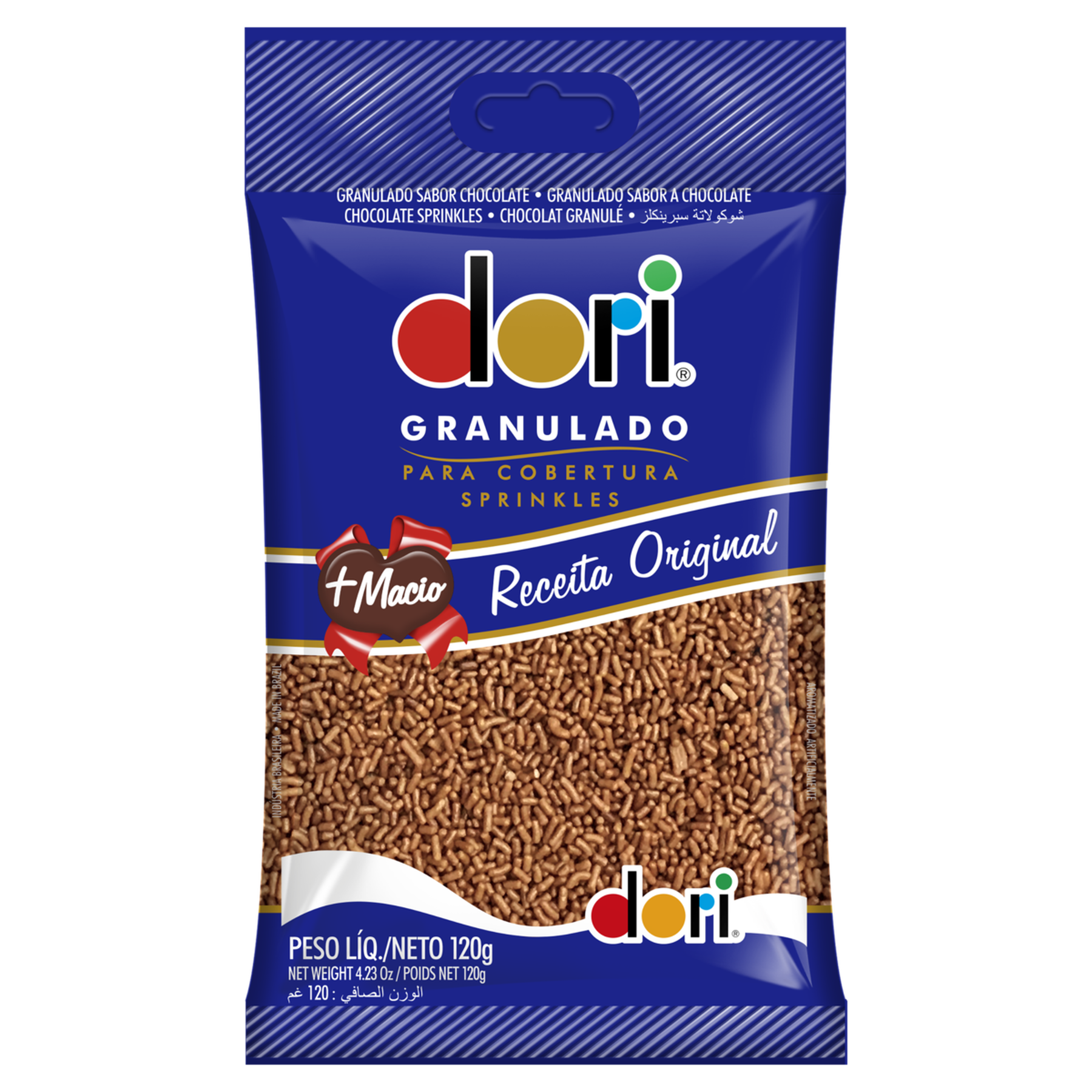 Granulado Chocolate Dori Pacote 120g
