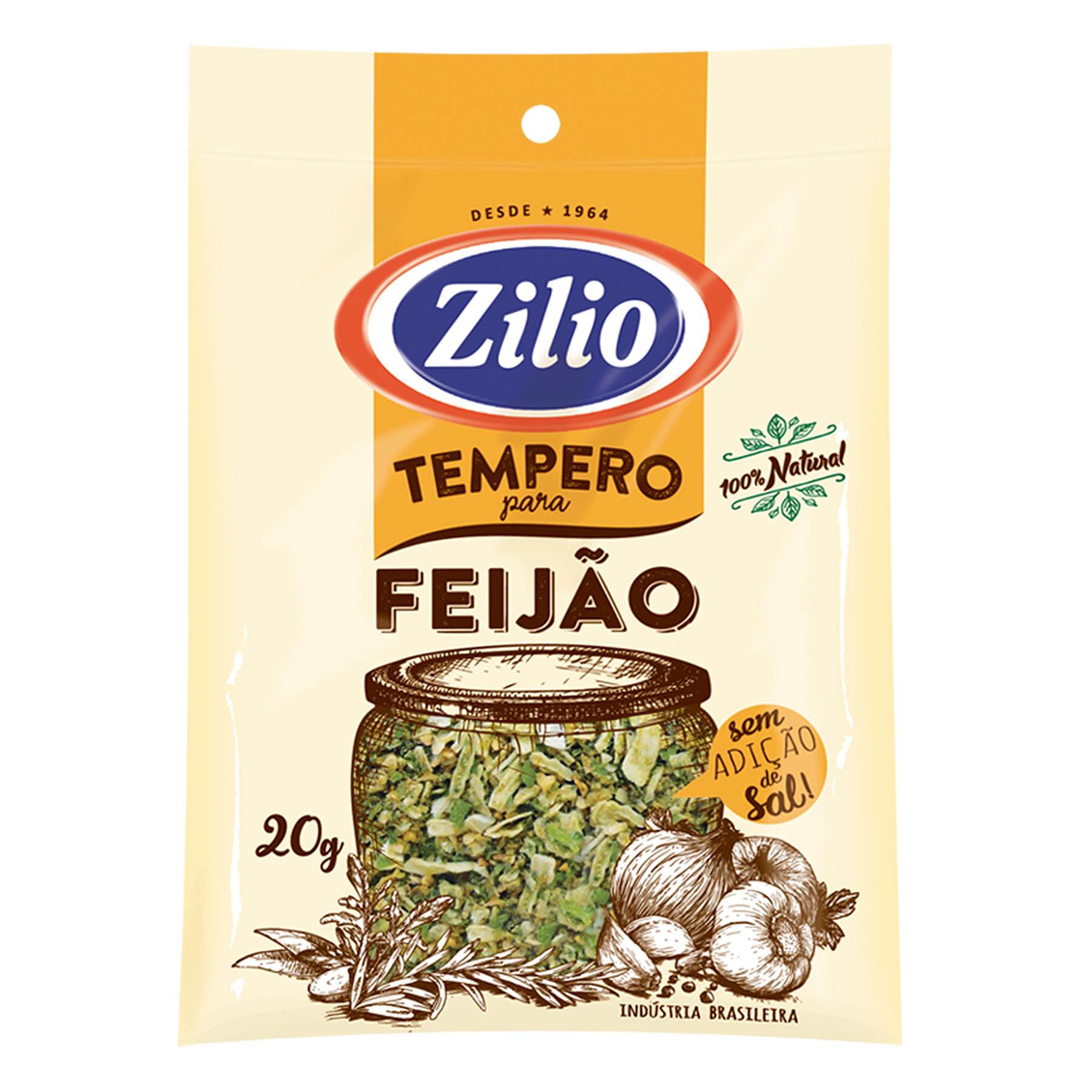 Tempero Feijão Zilio 20g