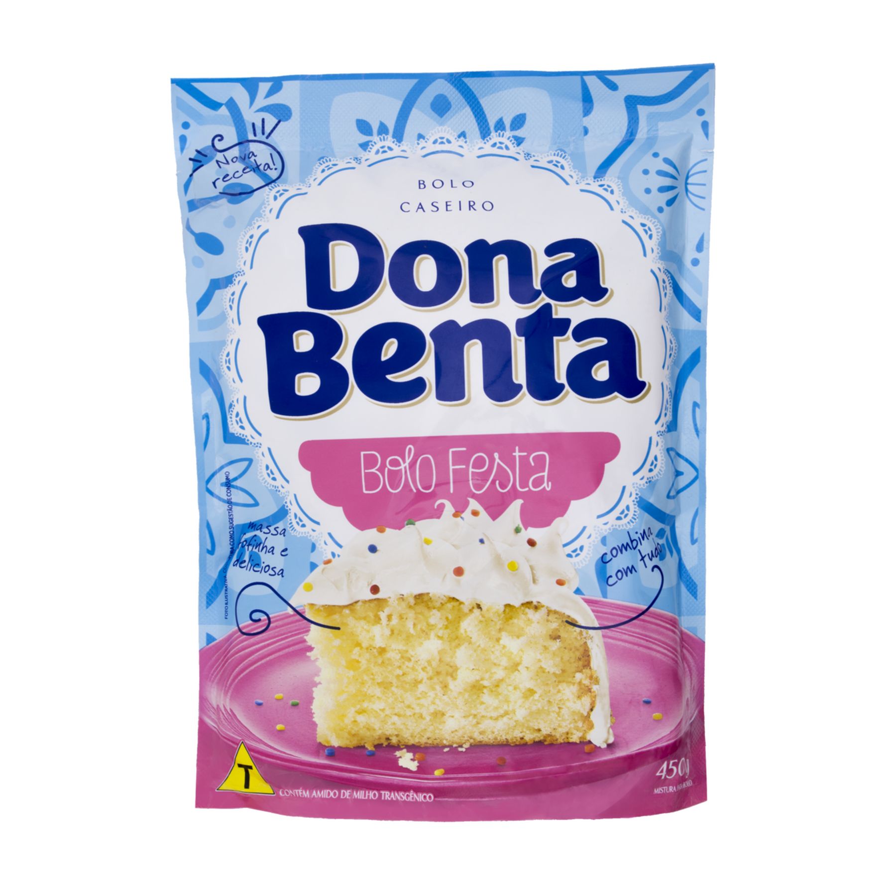 Mistura para Bolo Festa Dona Benta Sachê 450g