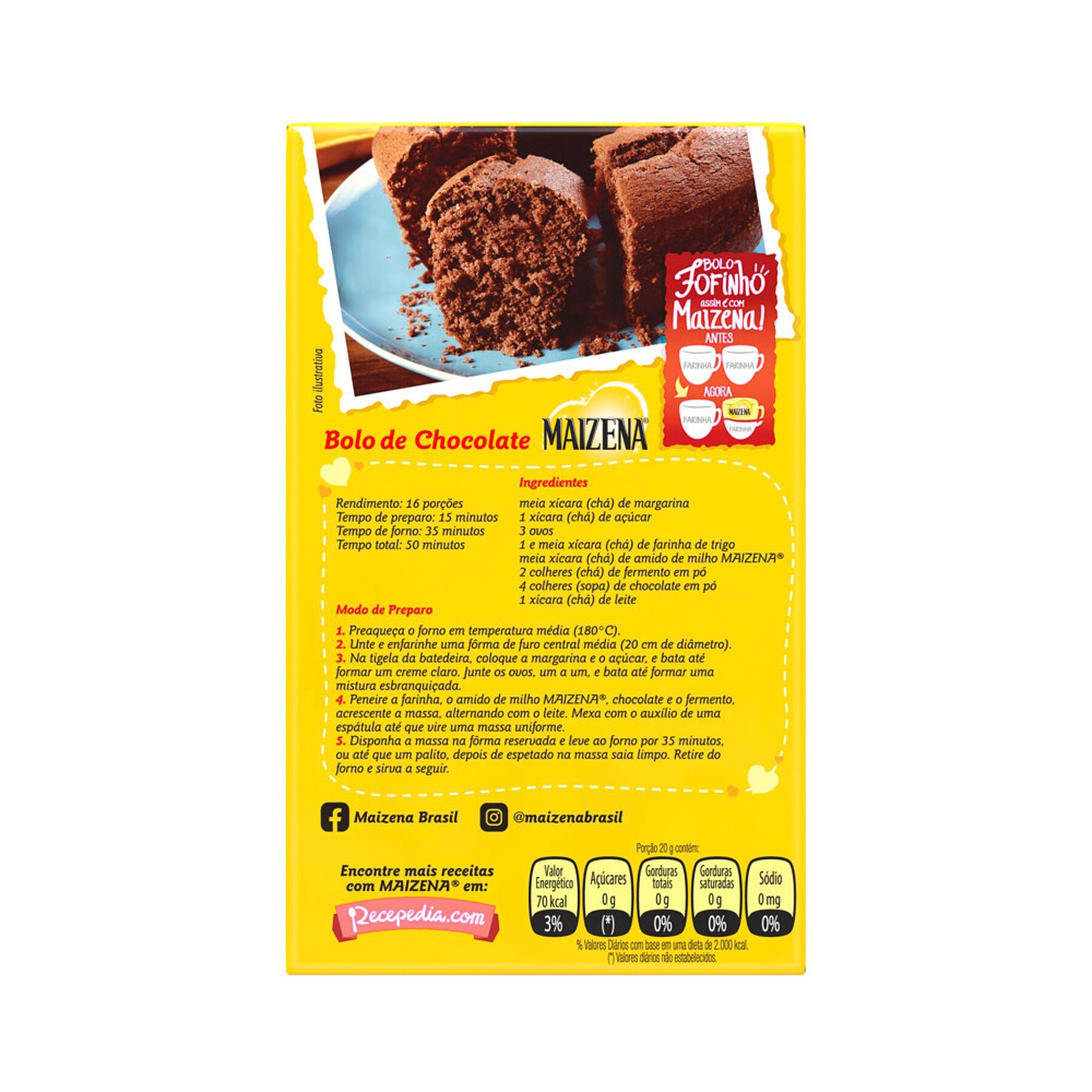 Amido de Milho Maizena Duryea Caixa 500g