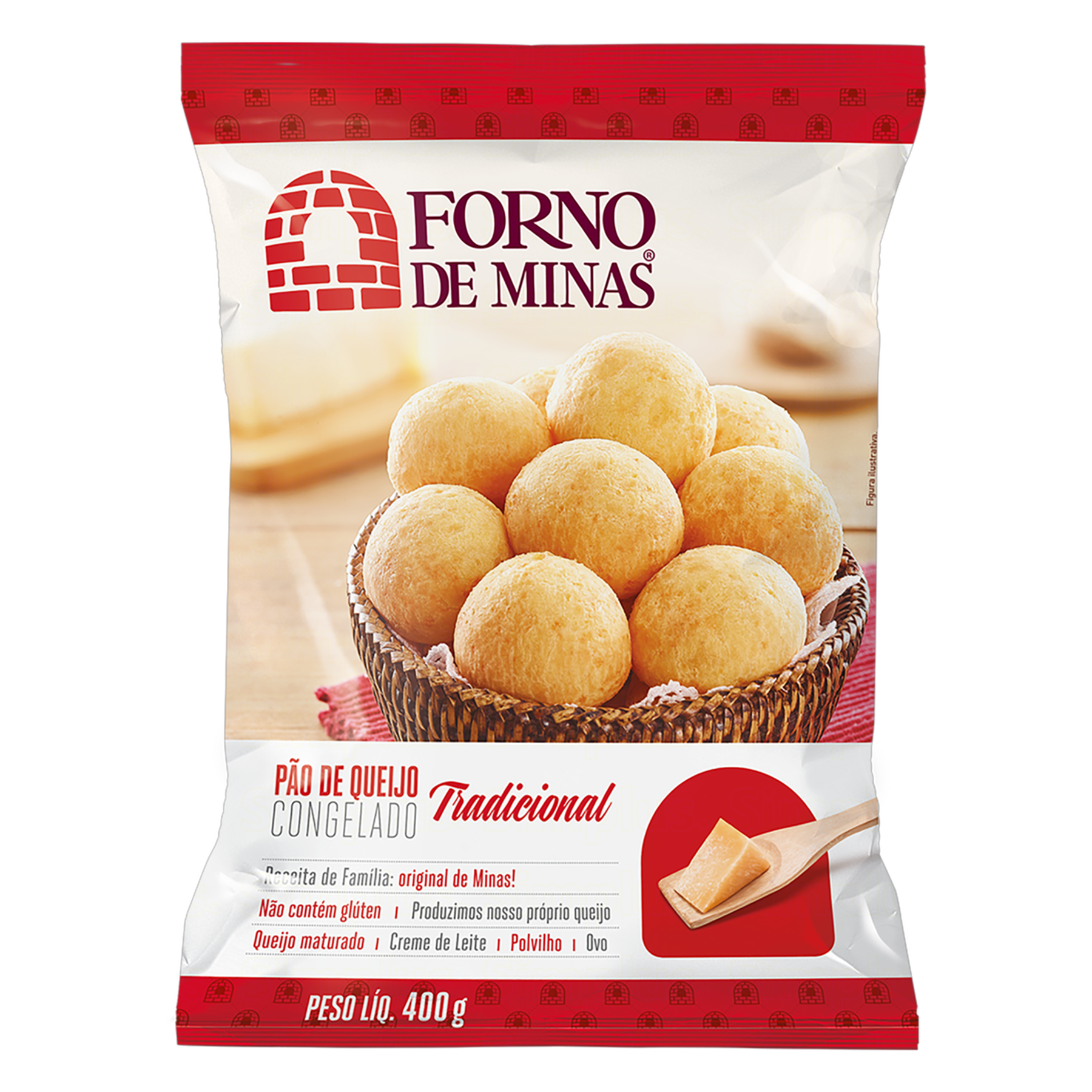 Pão de Queijo Tradicional Forno de Minas 400g