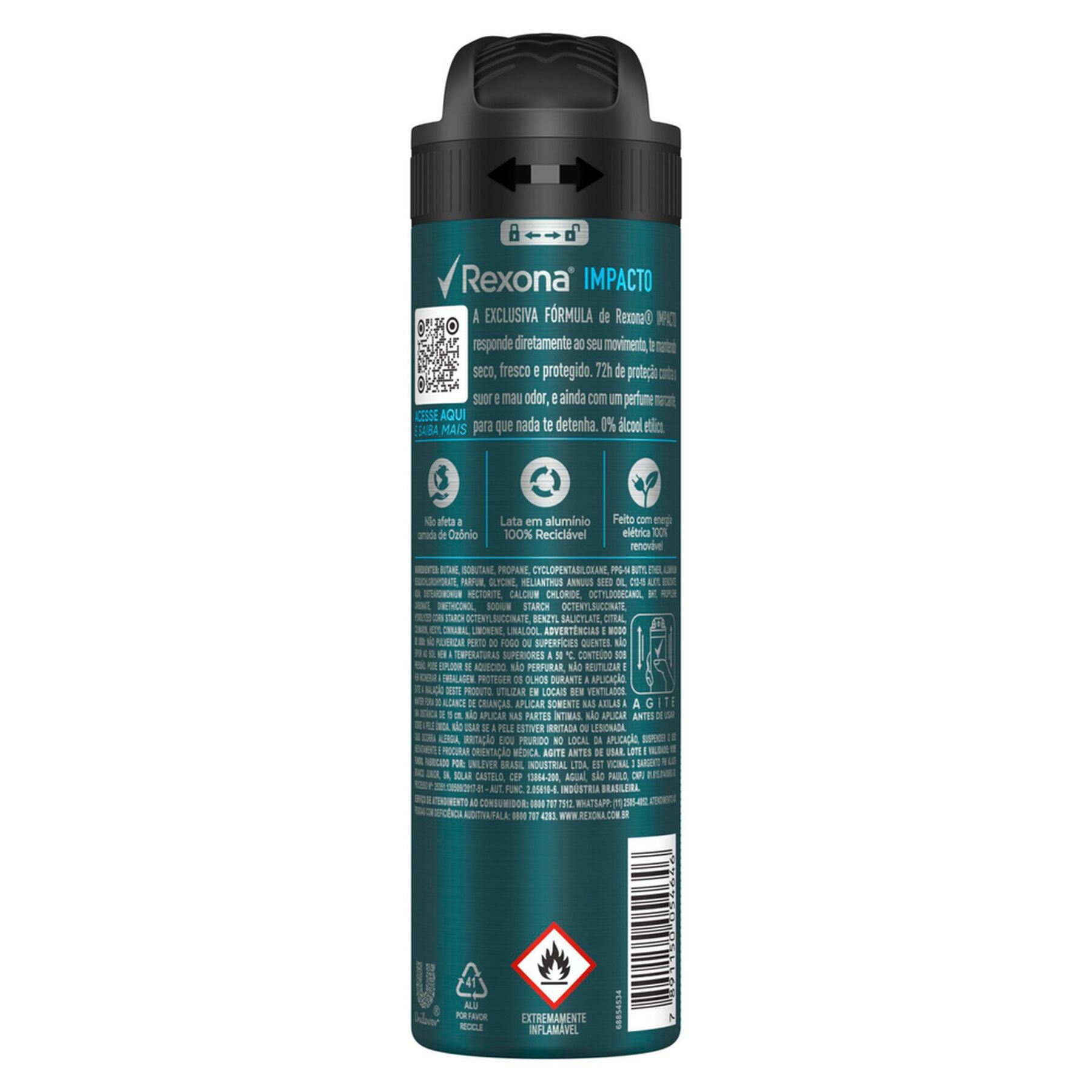 Antitranspirante Rexona Men Impacto 150ml