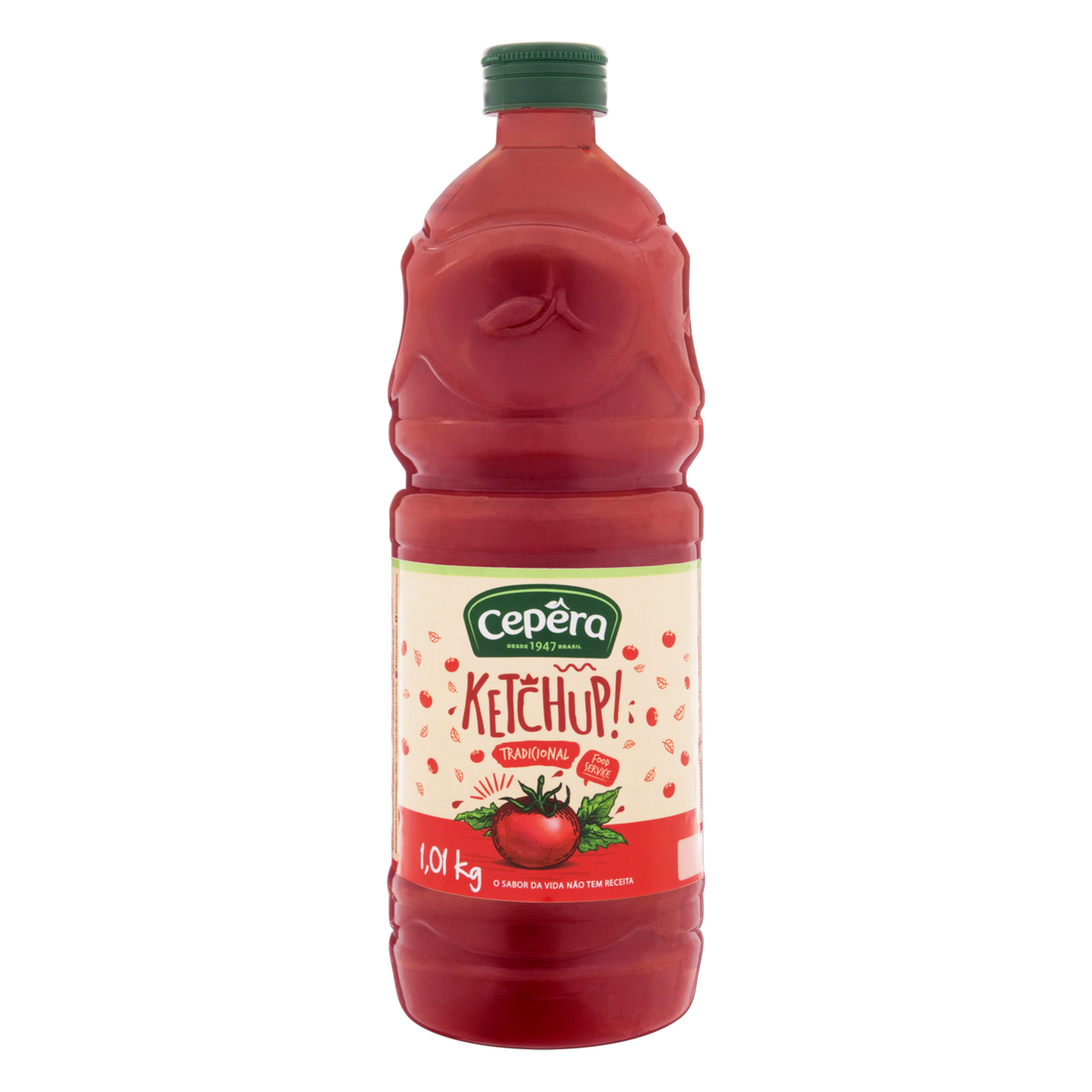 Ketchup Tradicional Cepêra Garrafa 1,01kg 