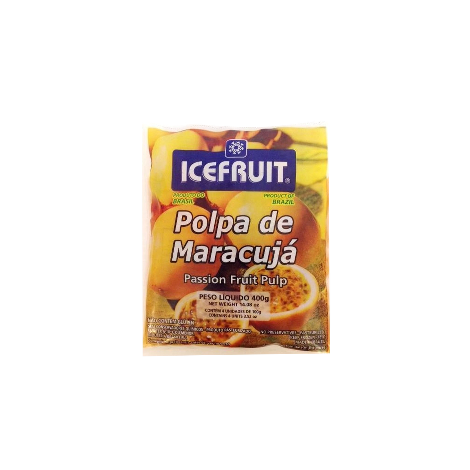 Polpa de Maracujá Icefruit Pacote 400g