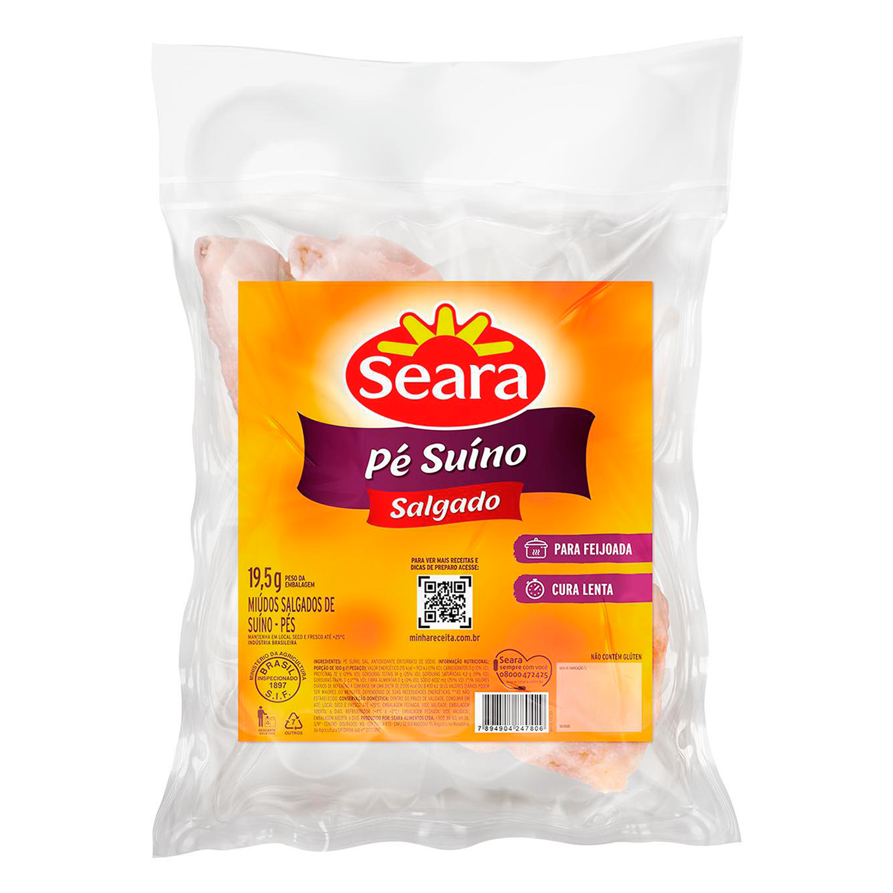 Pé Suíno Salgado aprox. 840g