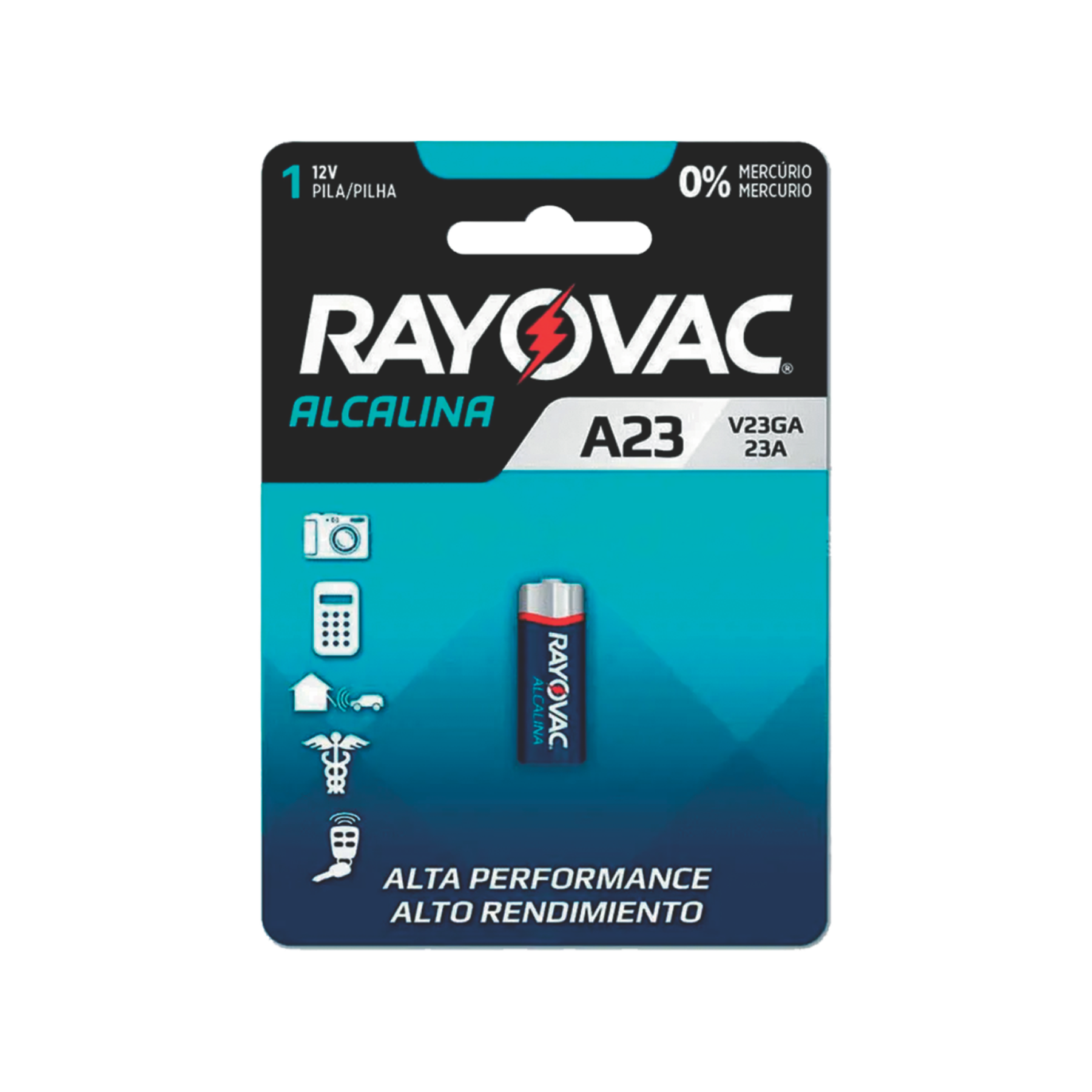 Pilha Alcalina A23 12V Rayovac