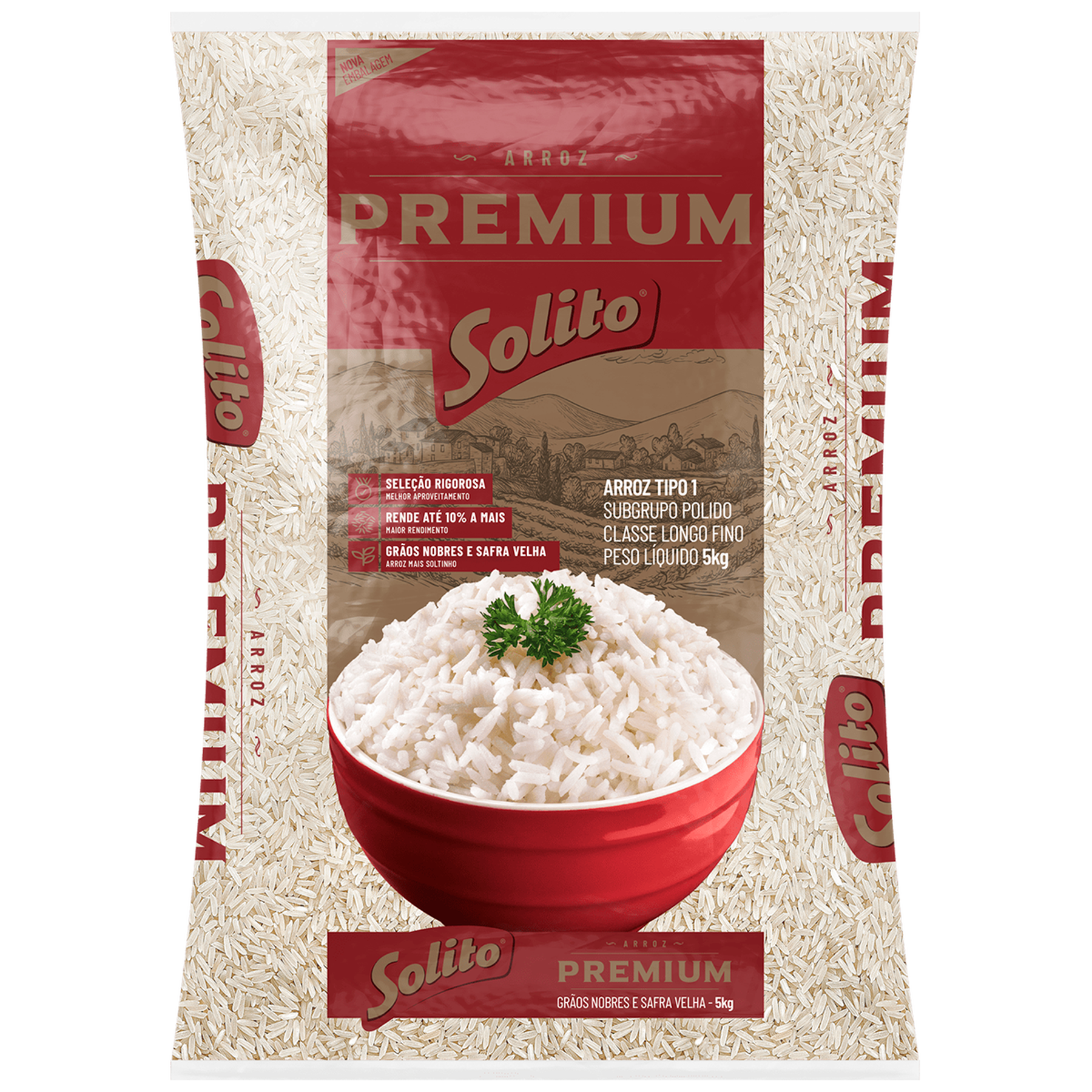 Arroz Premium Solito Pacote 5kg