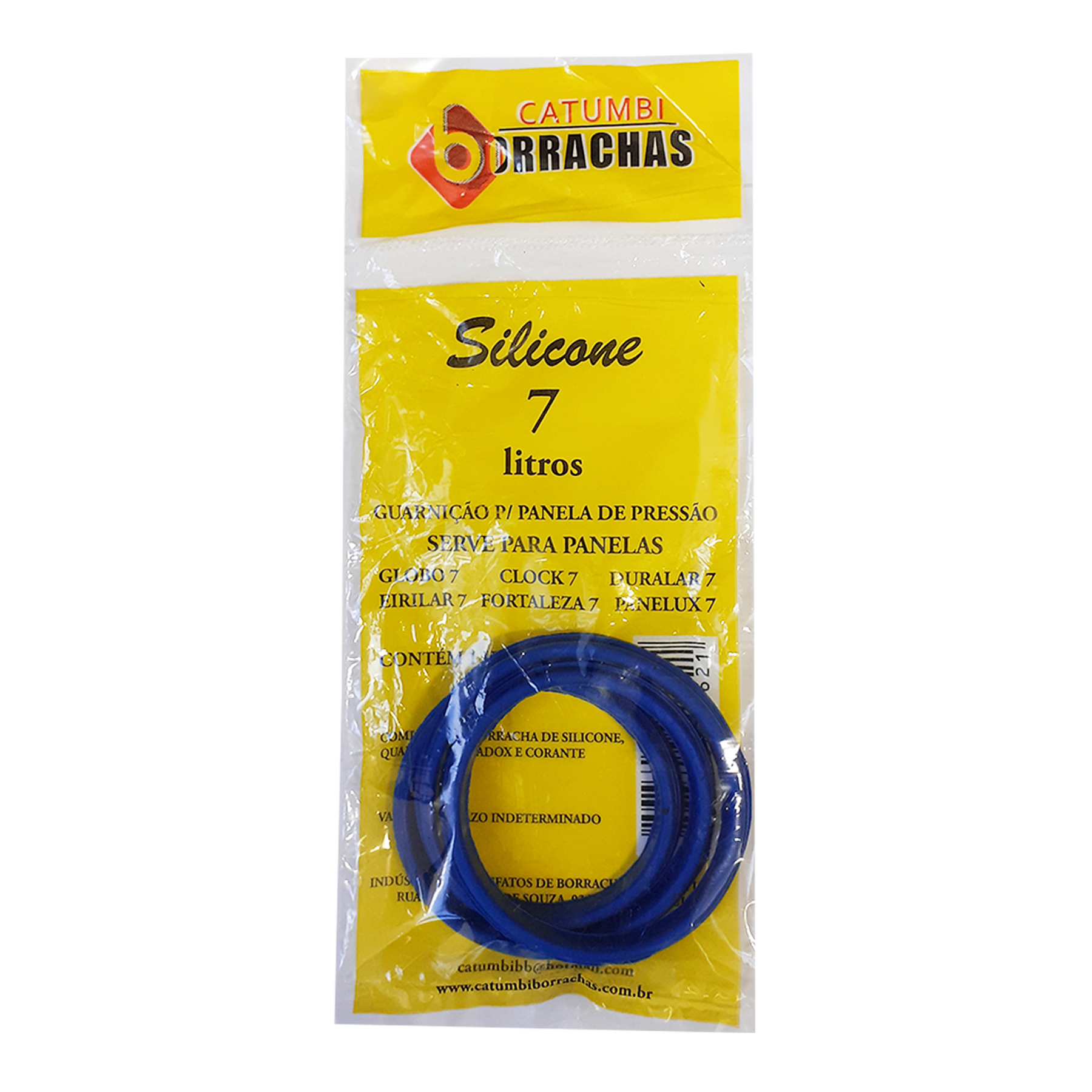 Guarnição para Panela de Pressão Silicone Borrachas Catumbi 7l
