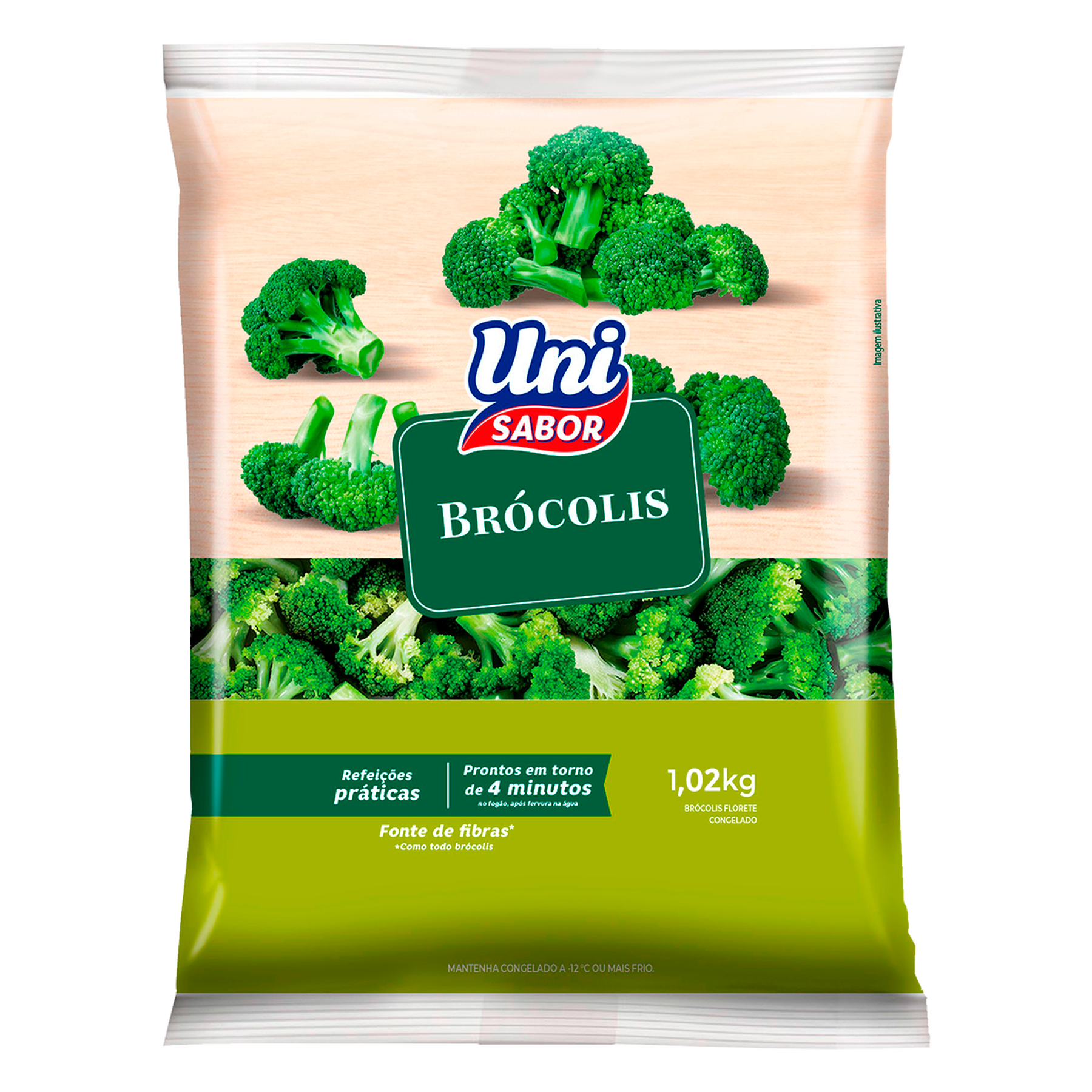 Brócolis Uni Sabor Pacote 1,02kg