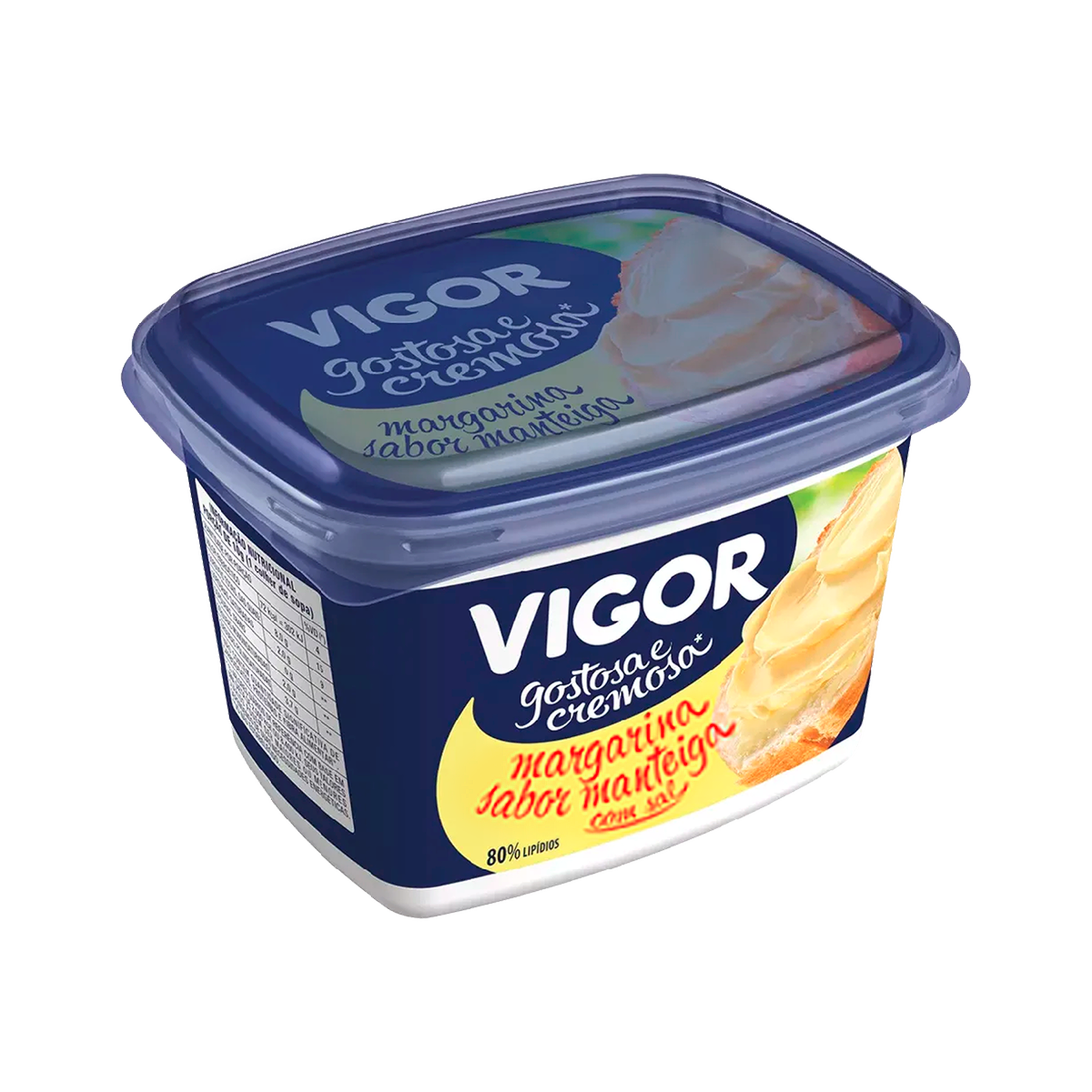 Margarina Sabor Manteiga com Sal Vigor Pote 500g