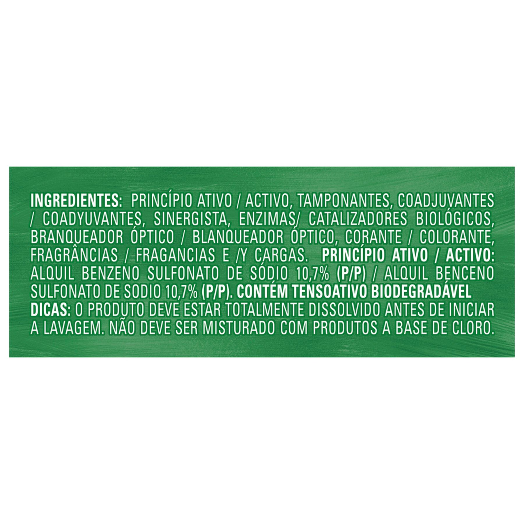 Sabão em Pó Omo Lavagem Perfeita Sanitiza e Higieniza Caixa 800g