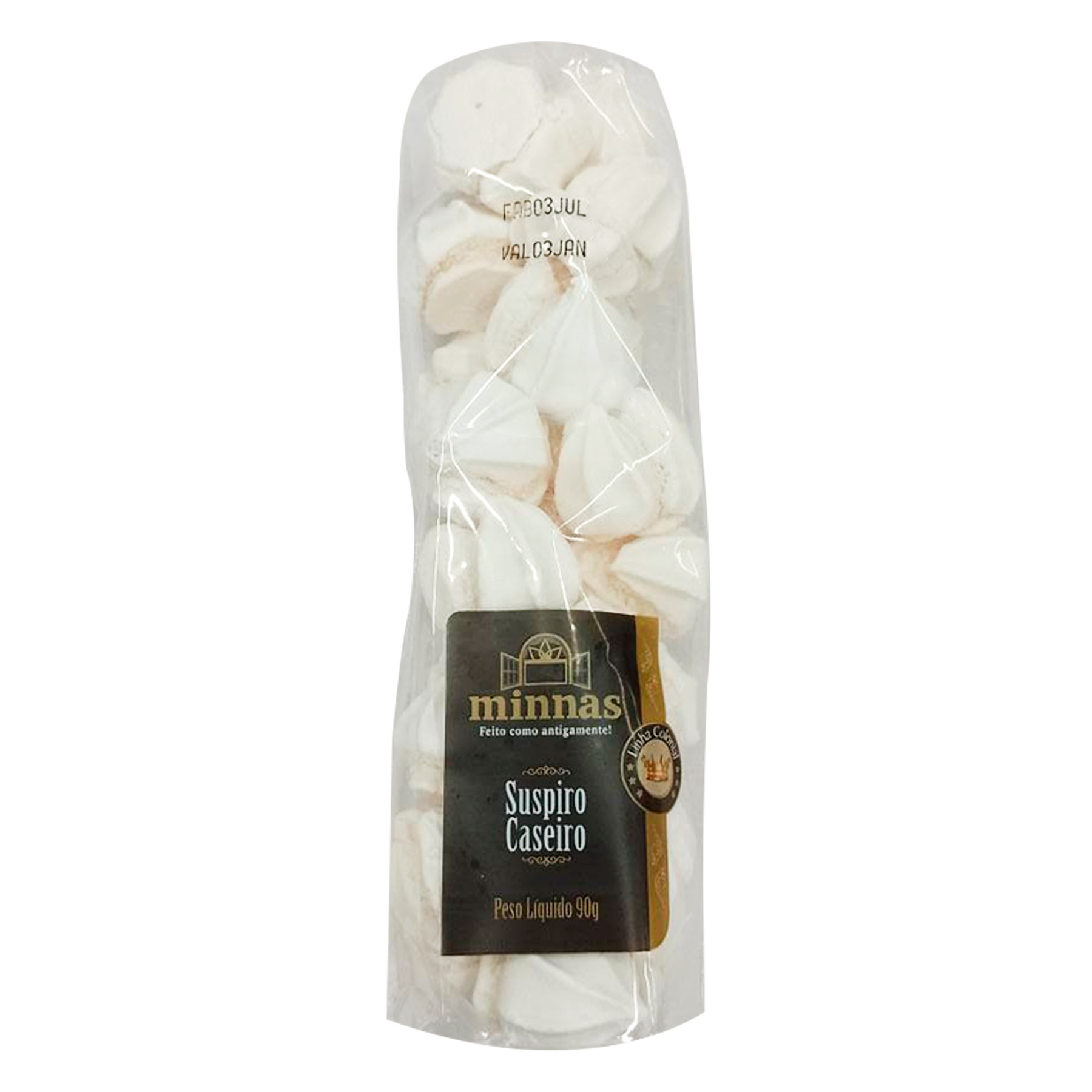 Suspiro Caseiro Minnas Pacote 90g