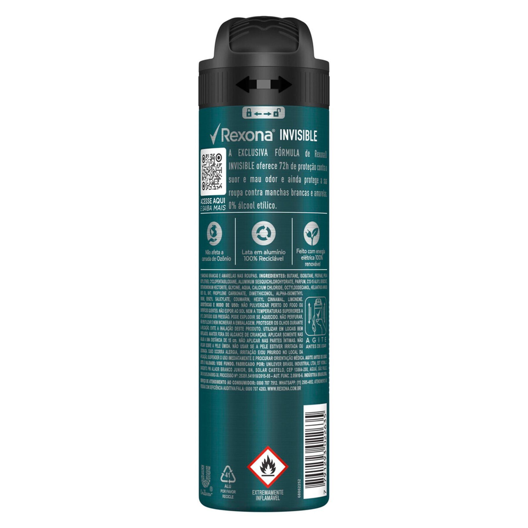 Antitranspirante Rexona Men Invisible 150ml