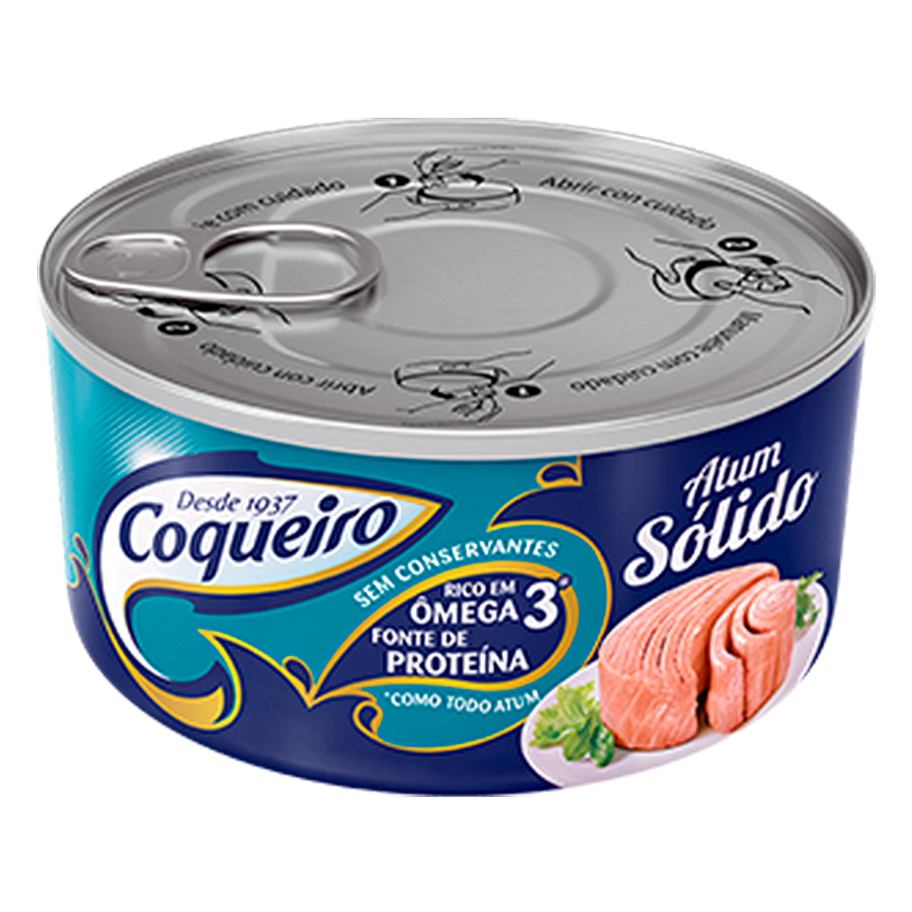 Atum Sólido em Óleo Coqueiro Lata 170g