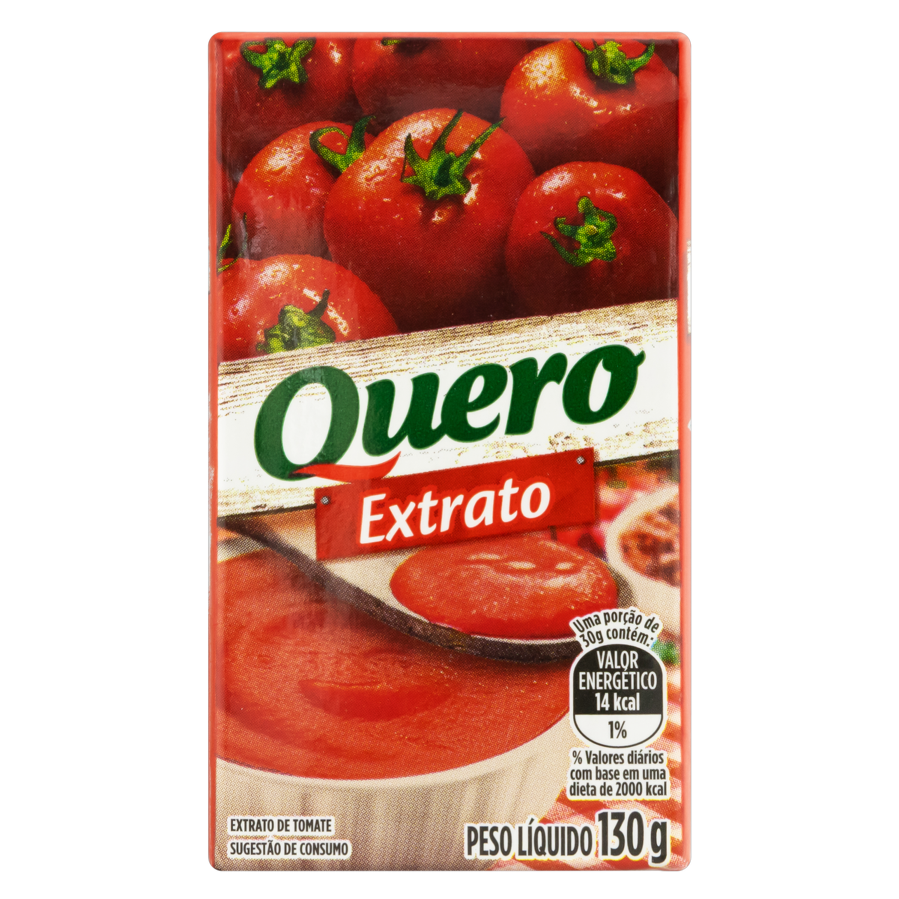 Extrato de Tomate Quero Caixa 130g