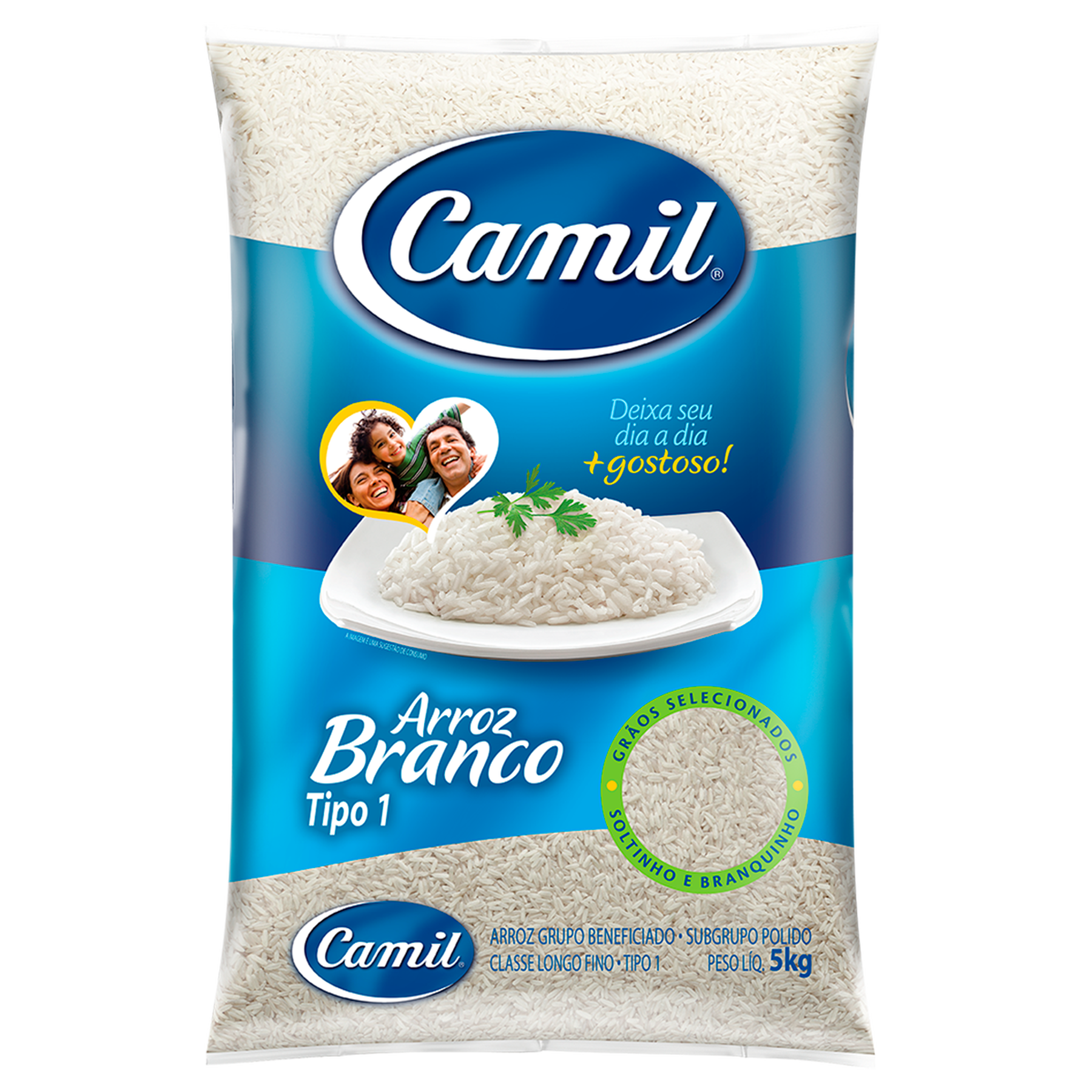 Arroz Camil Pacote 5kg