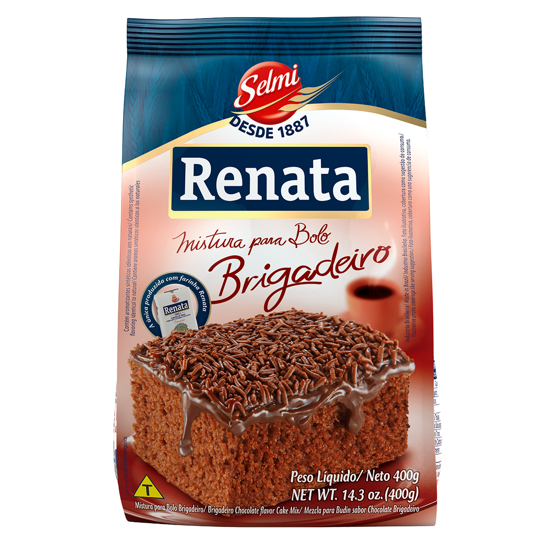 Mistura para Bolo Brigadeiro Renata 400g