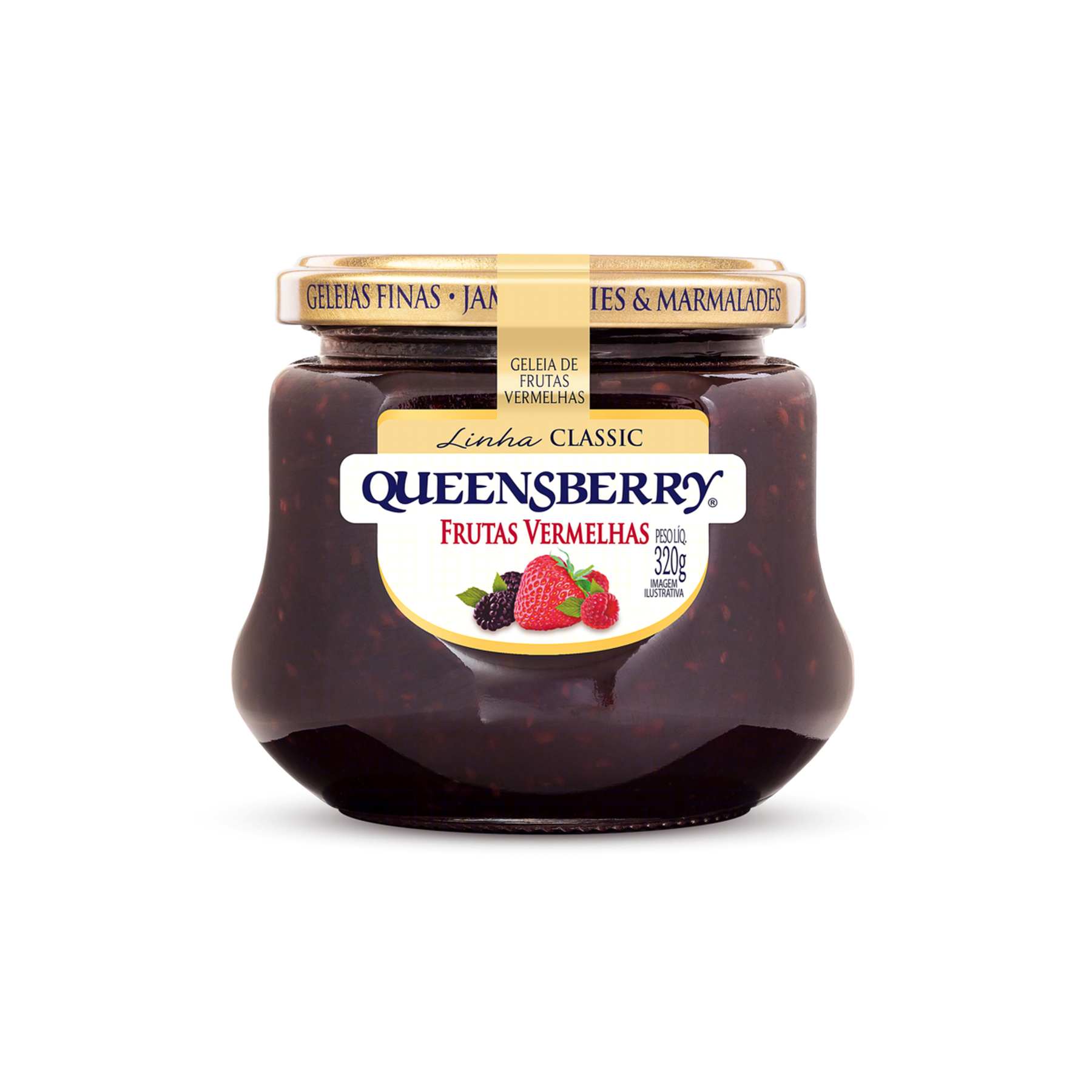 Geleia de Frutas Vermelhas Queensberry Classic Vidro 320g