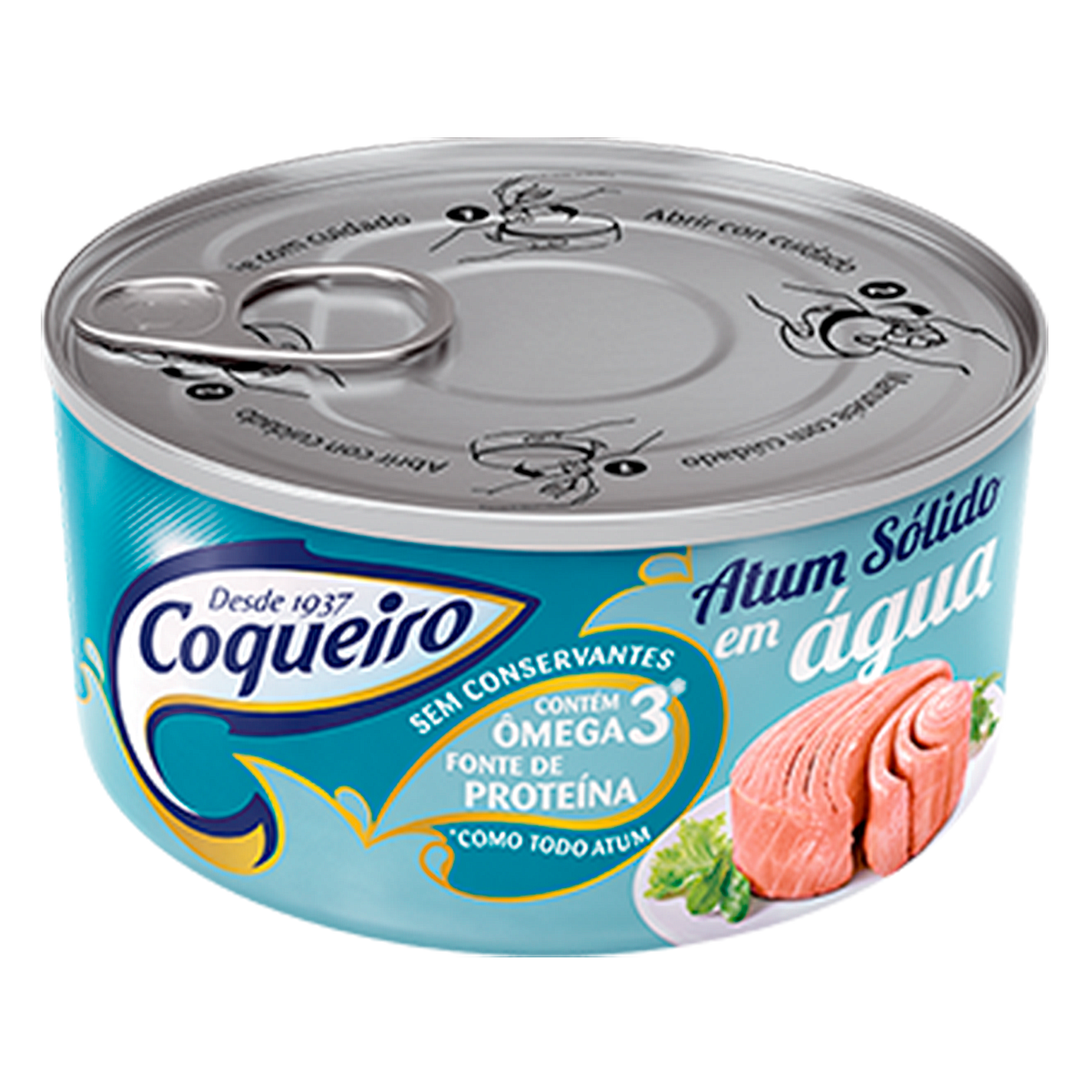Atum Sólido ao Natural Coqueiro Lata 170g