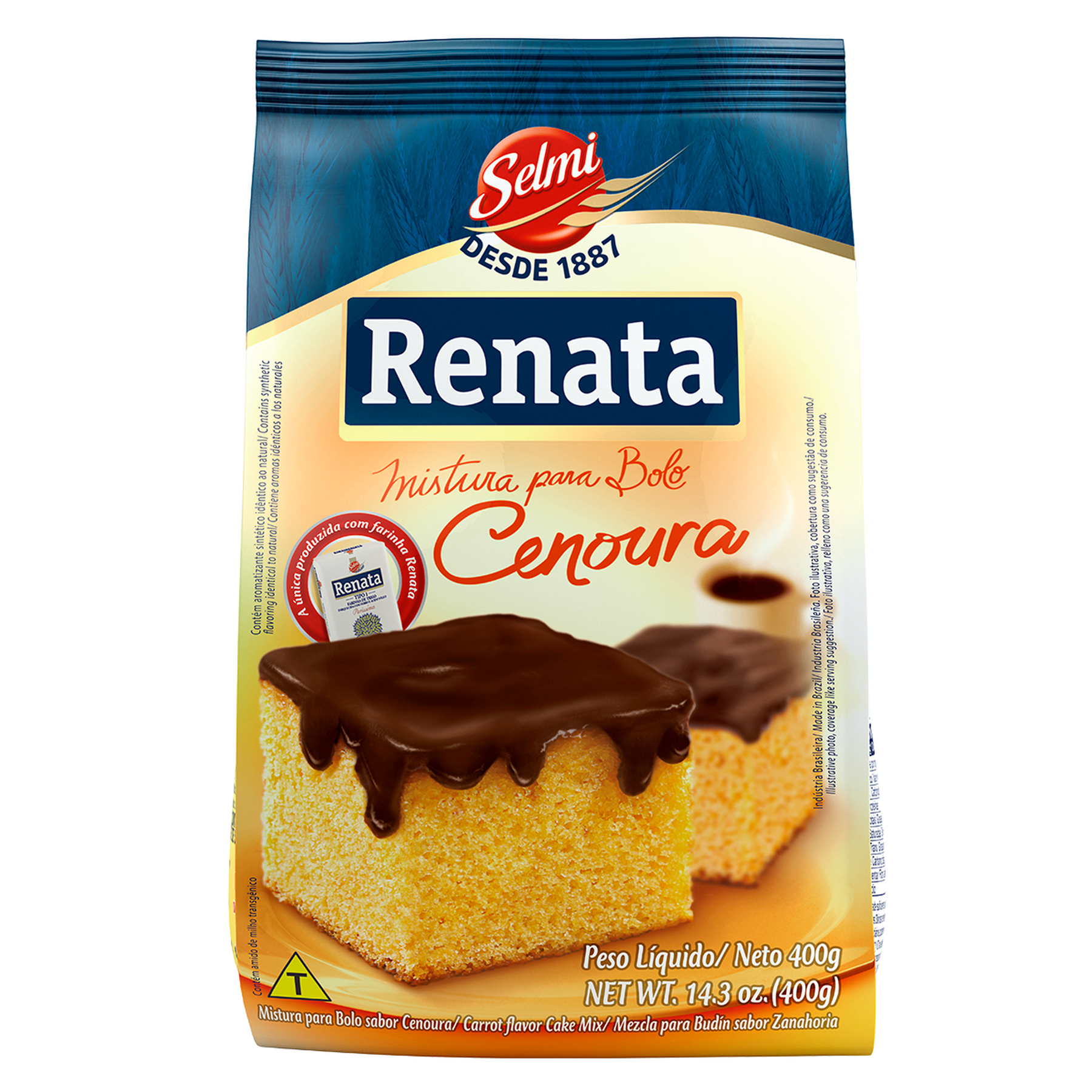 Mistura para Bolo Cenoura Renata 400g