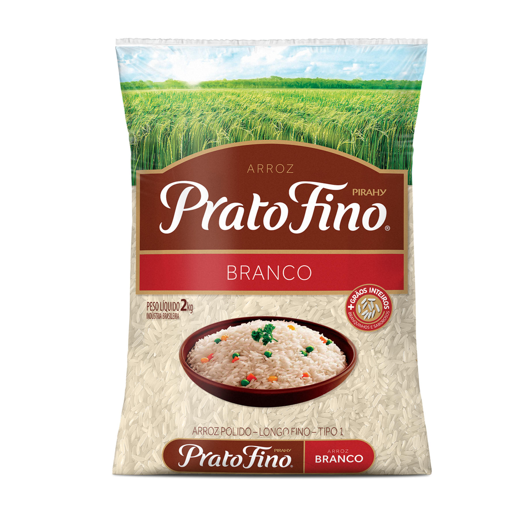 Arroz Prato Fino Pacote 2kg
