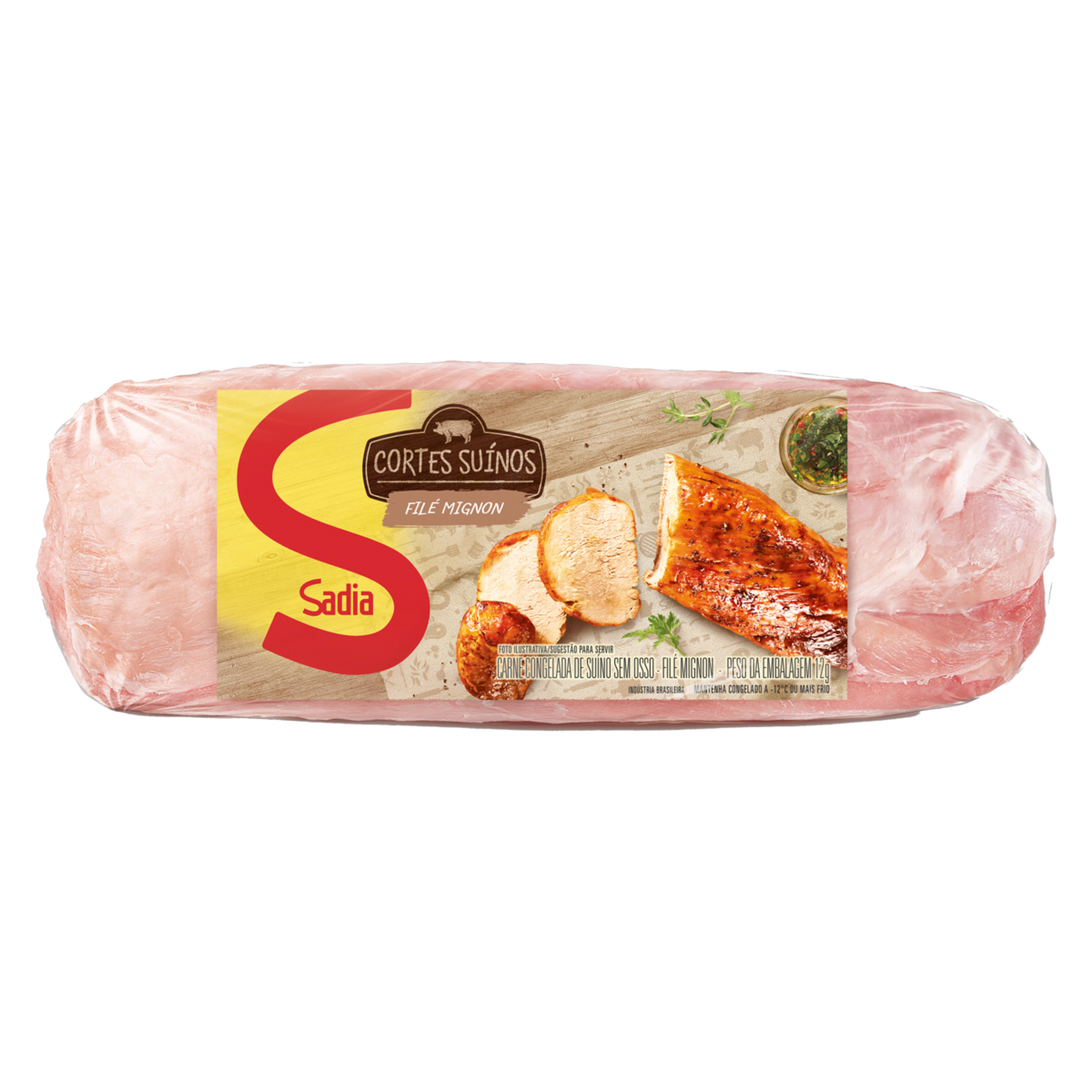 Filé Mignon Suíno Congelado sem Osso Sadia