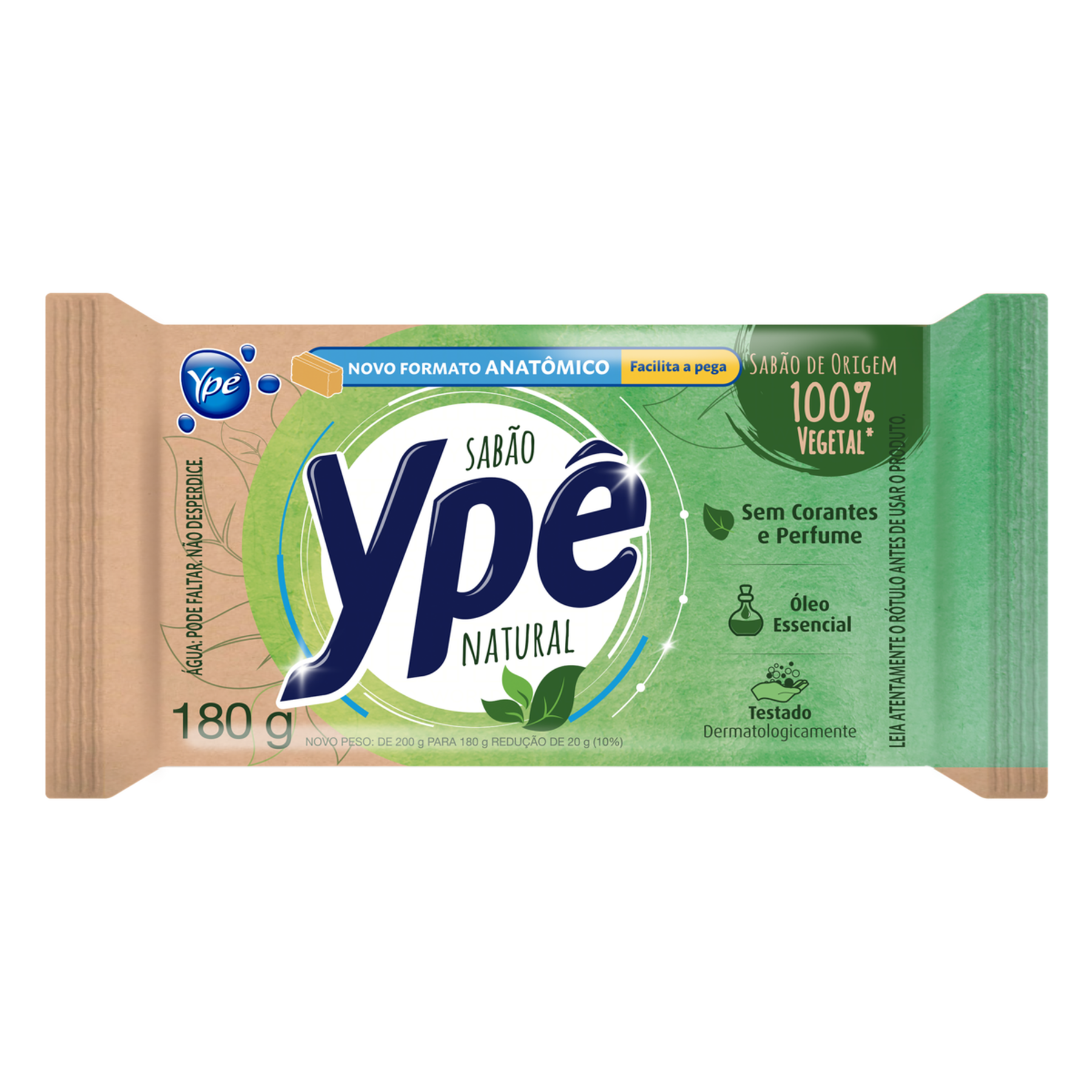 Sabão em Barra Natural Ypê Pacote 160g