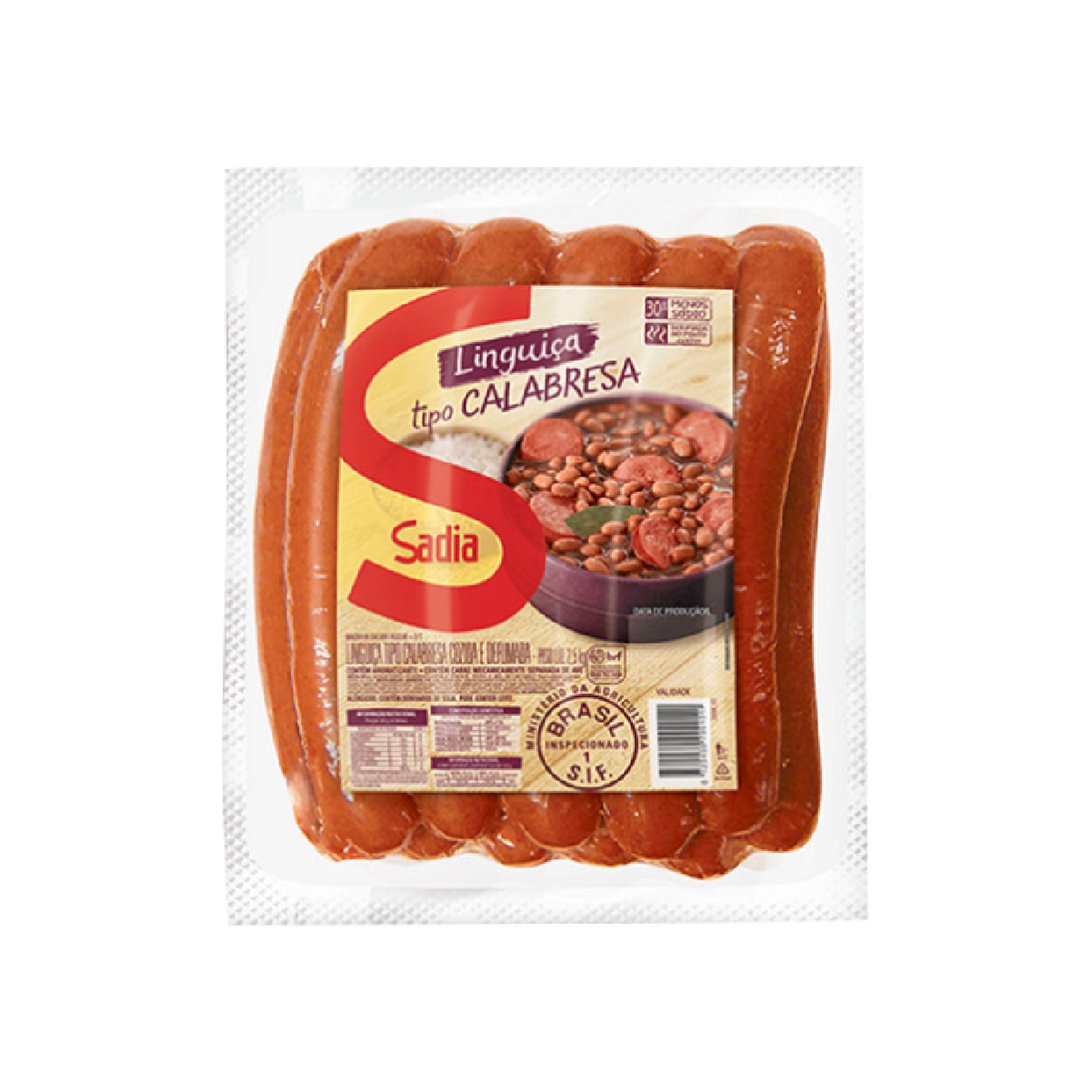 Linguiça Calabresa Defumada Sadia aprox. 546g