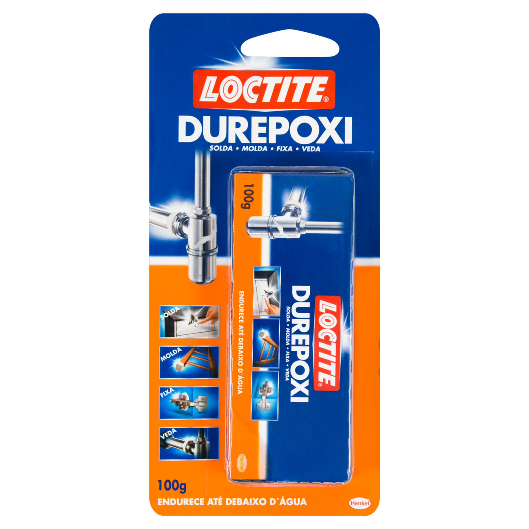 Massa Adesiva Epóxi Loctite Durepoxi Blister 100g