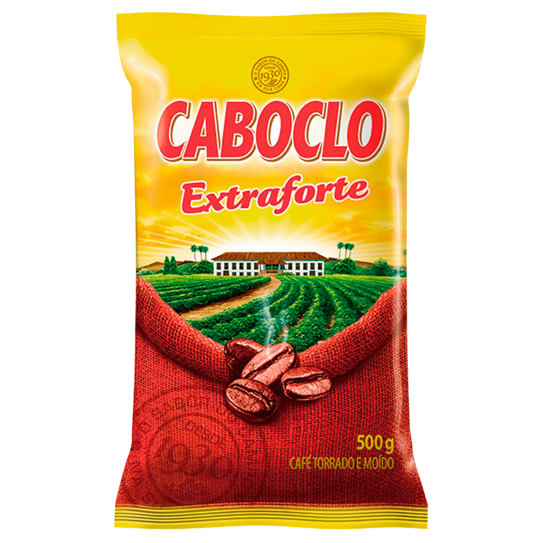 Café Torrado e Moído Extraforte Caboclo Pacote 500g