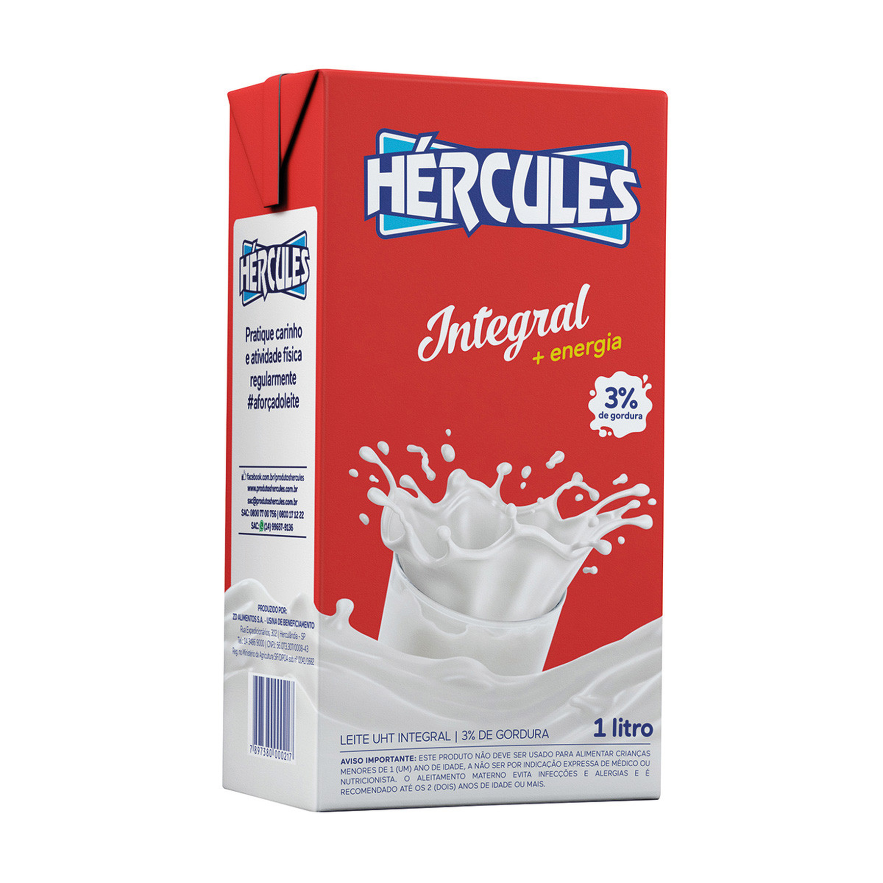 Leite Integral Hércules 1l
