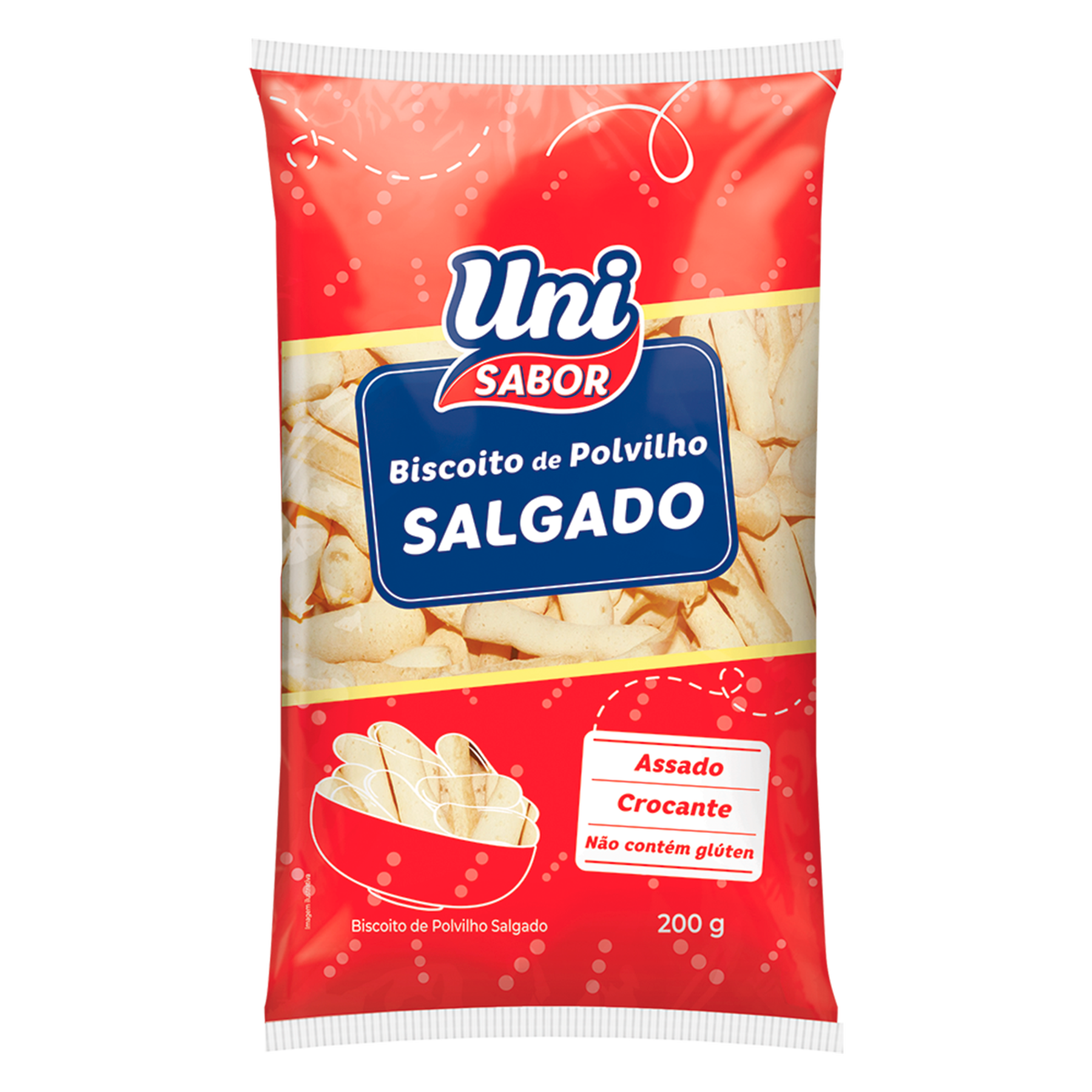 Biscoito Polvilho Uni Sabor 200g