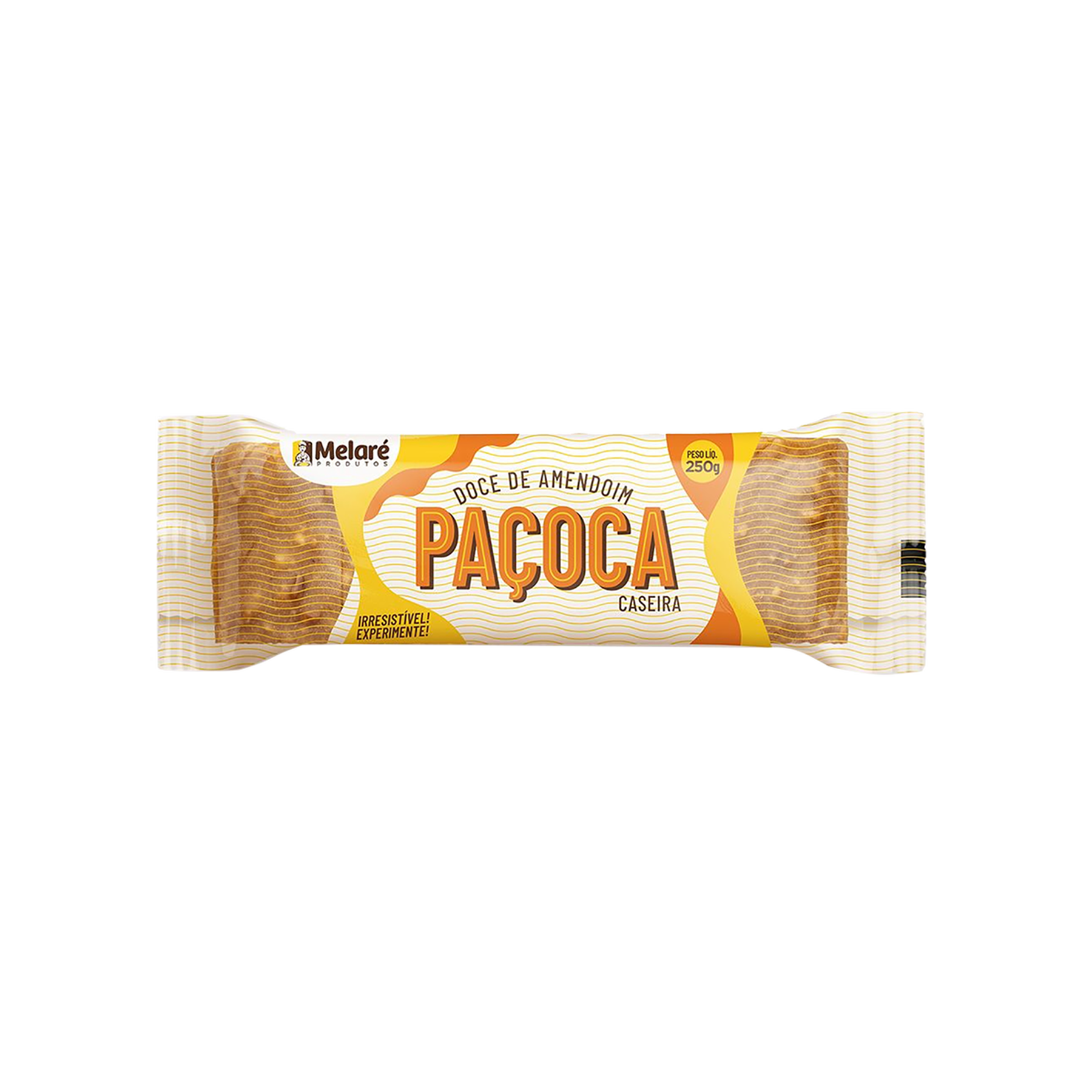 Paçoca Caseira Tablete Melaré 250g