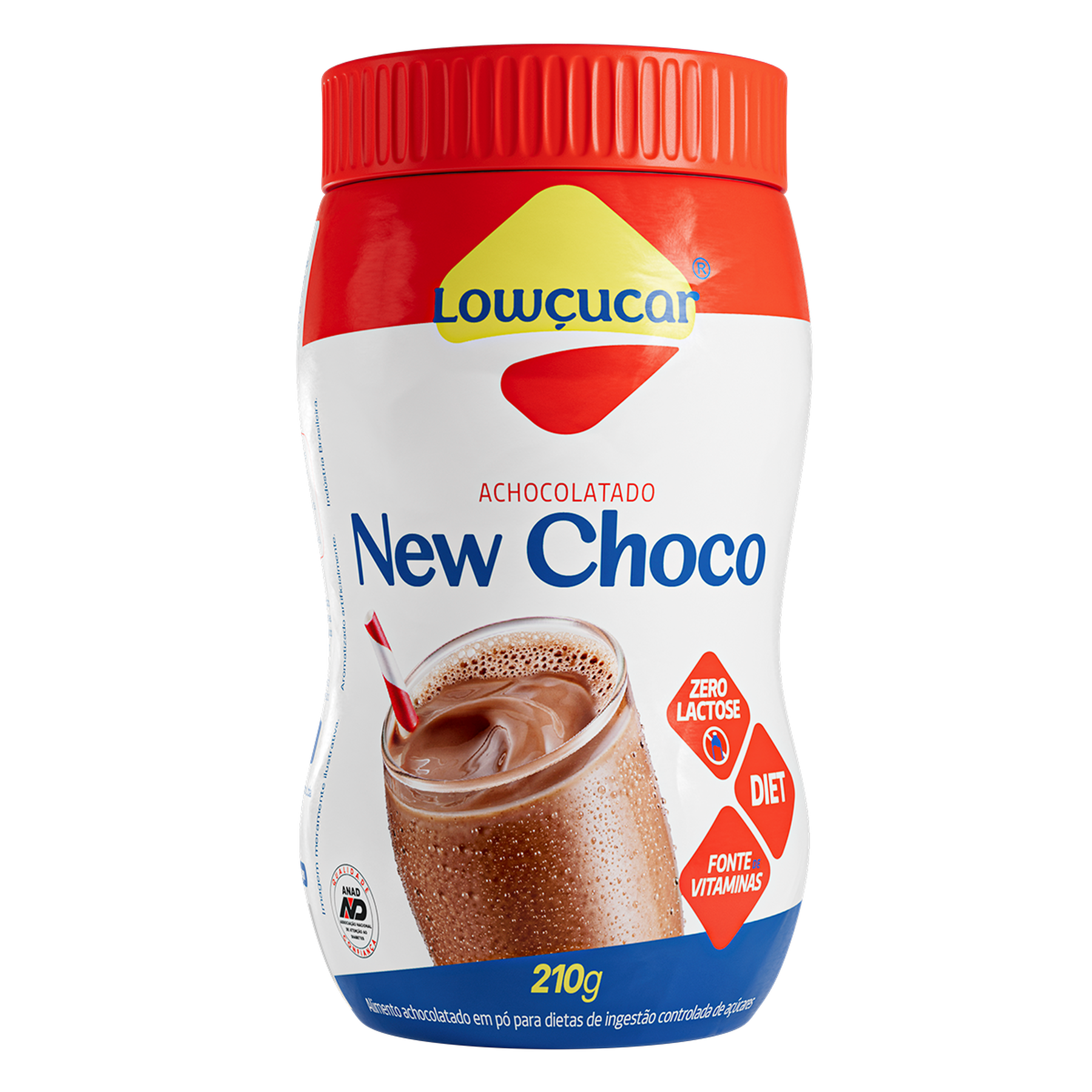 Achocolatado em Pó New Choco Lowçucar 210g