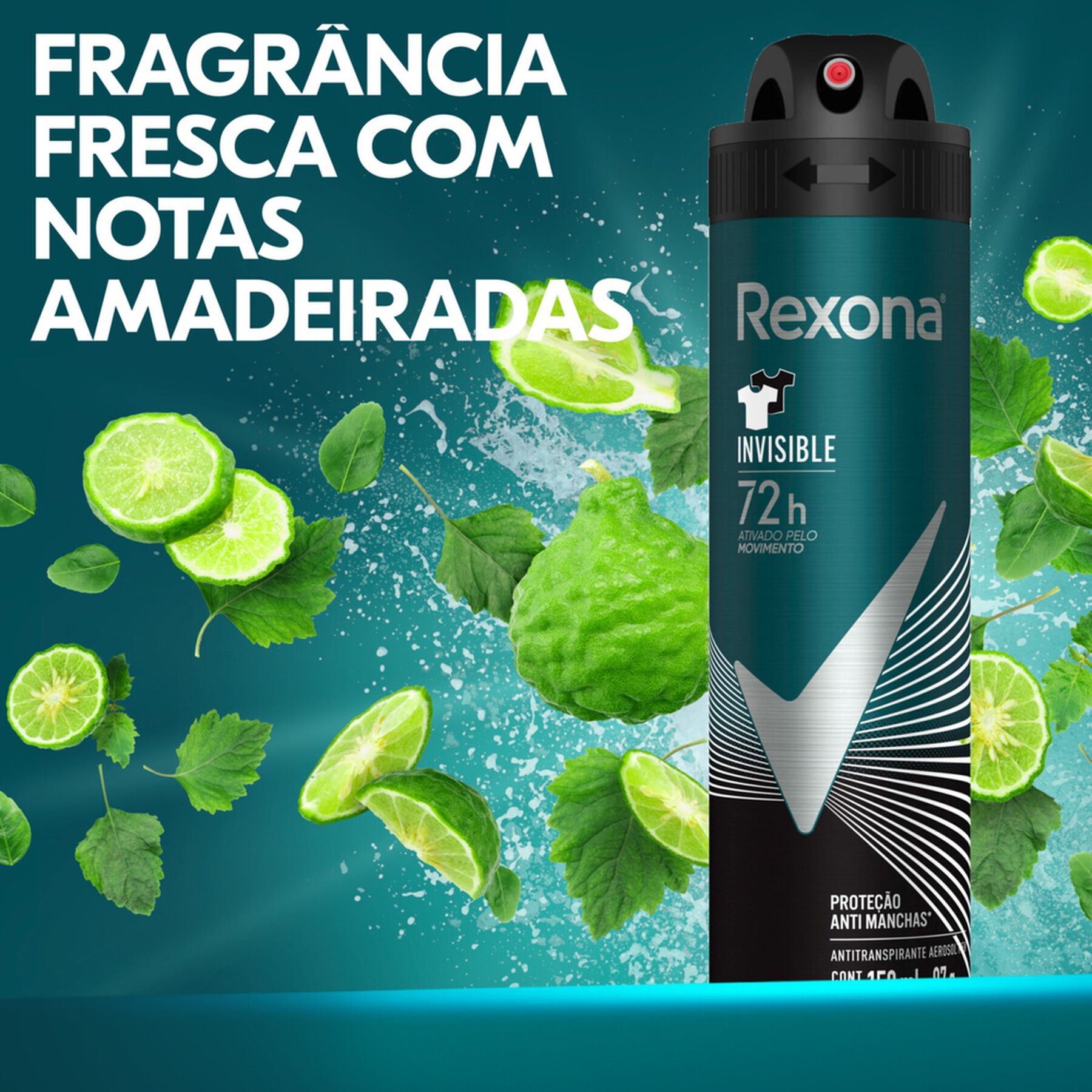 Antitranspirante Rexona Men Invisible 150ml