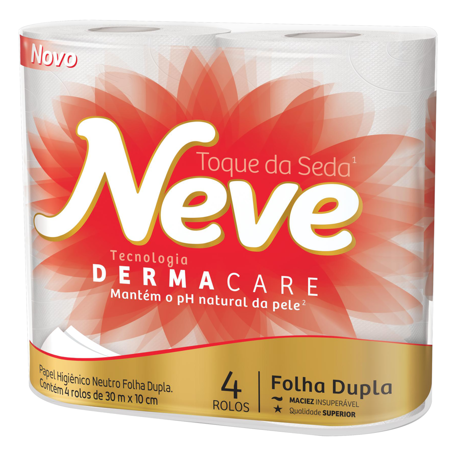 Papel Higiênico Neve Neutro Folha Dupla 4