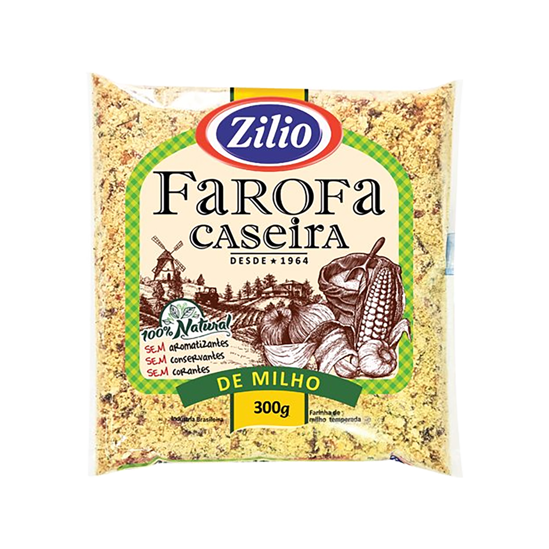 Farofa Caseira Milho Zilio 300g