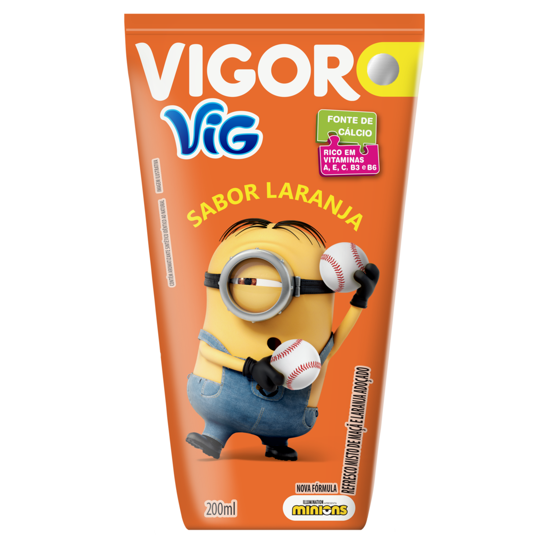 Refresco Adoçado Laranja Vig Vigor Caixa 200ml