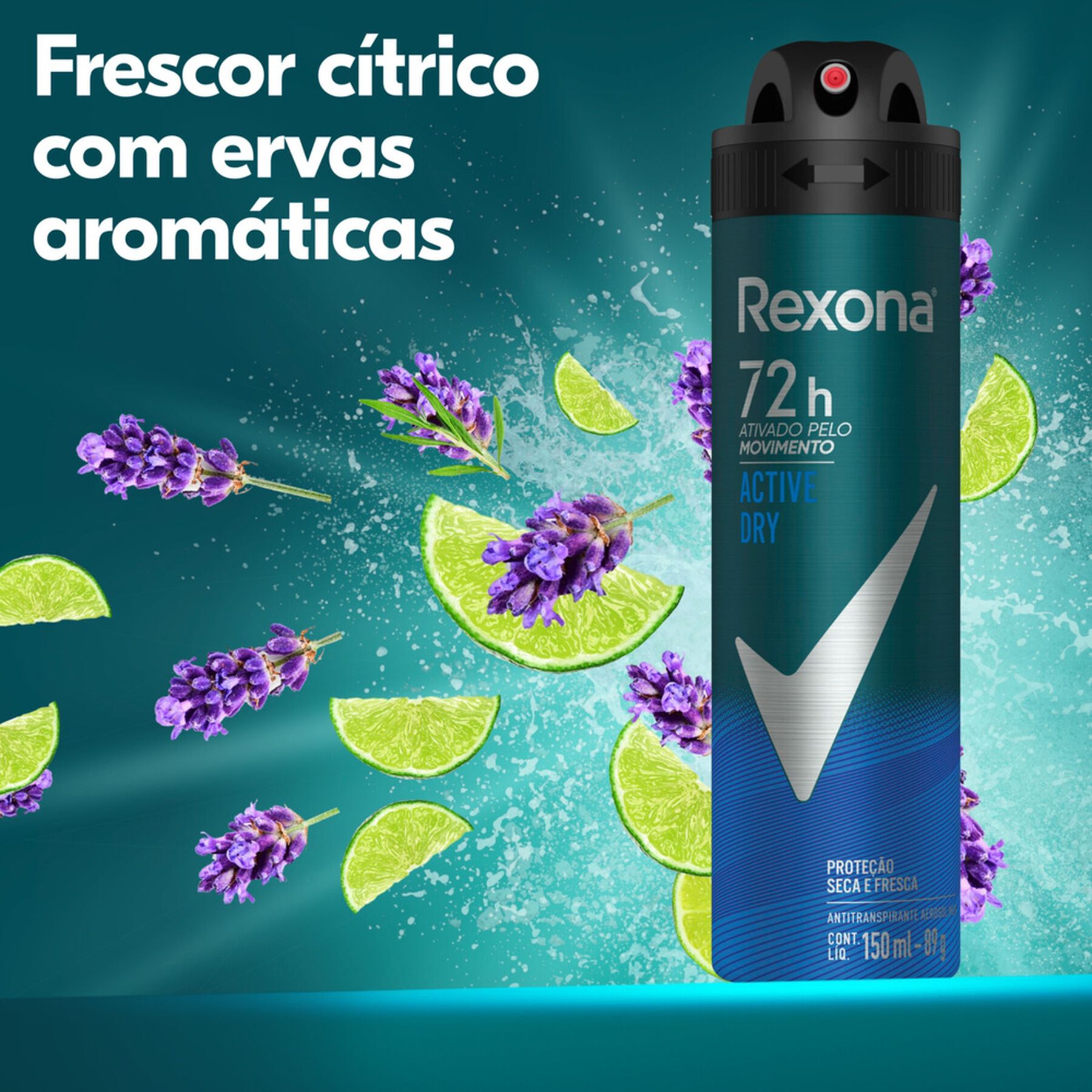Antitranspirante Rexona Men Active Dry 150ml