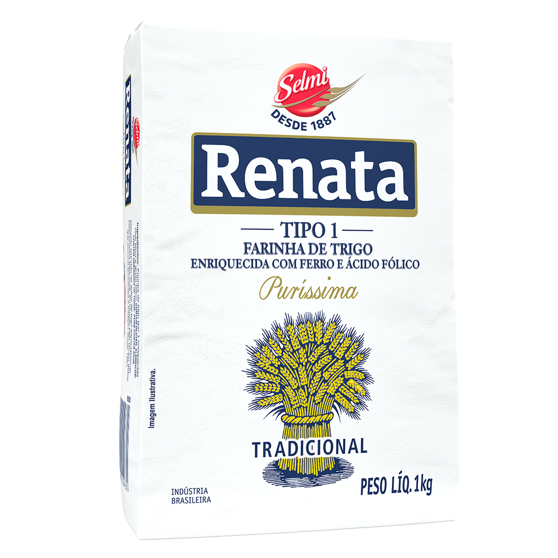 Farinha de Trigo Tipo 1 Renata Pacote 1kg