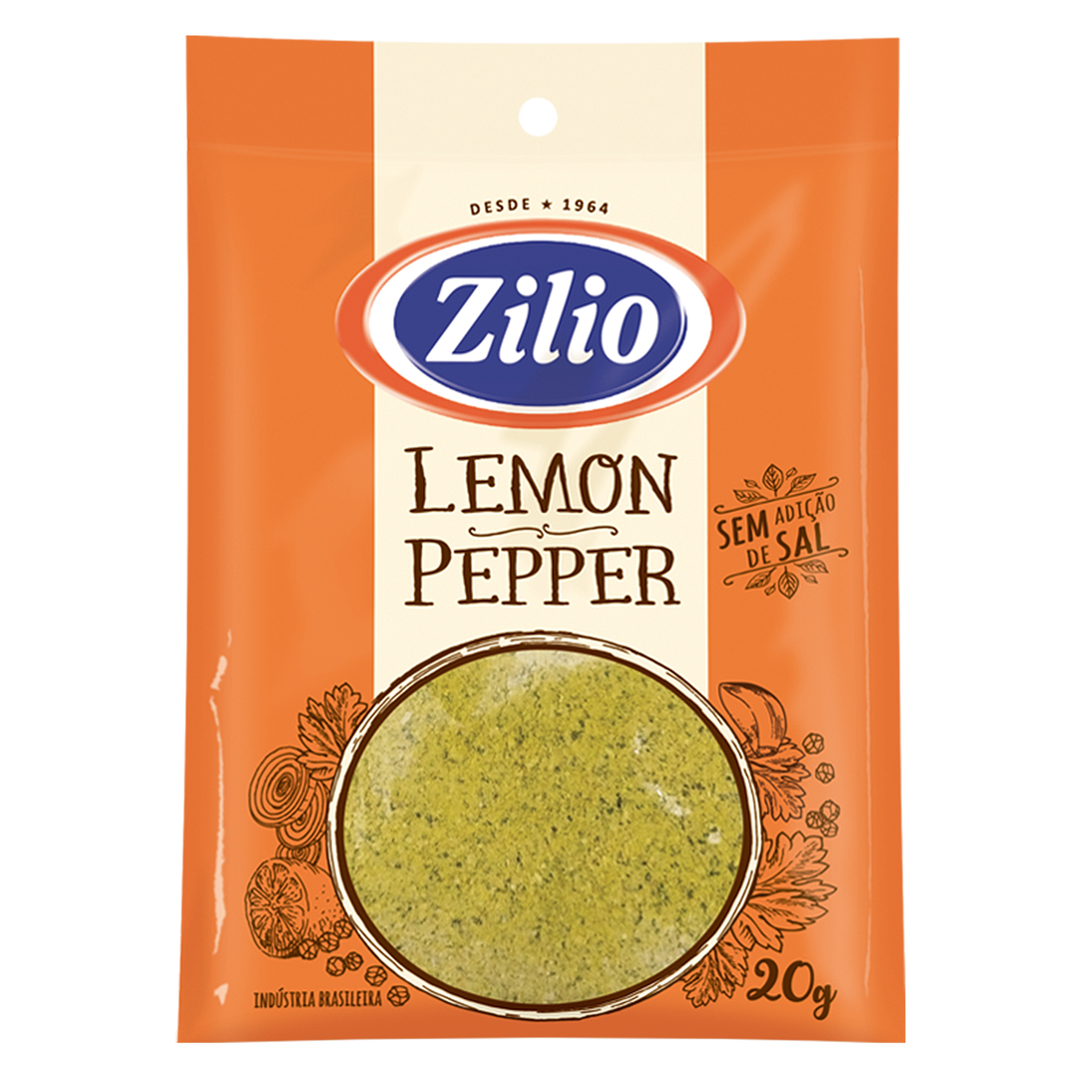 Tempero Lemon Pepper Zilio 20g